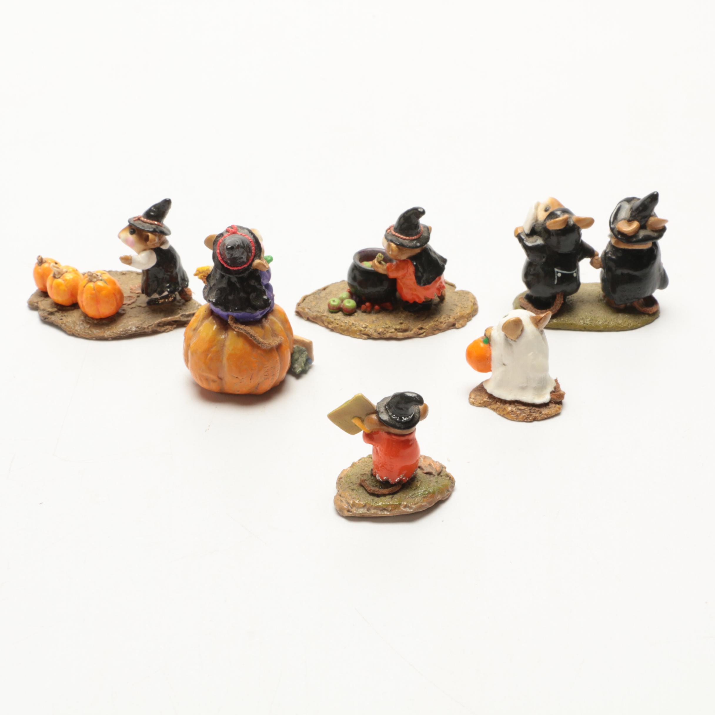 Halloween Wee Forest Folk Figurines by Annette and Donna Petersen