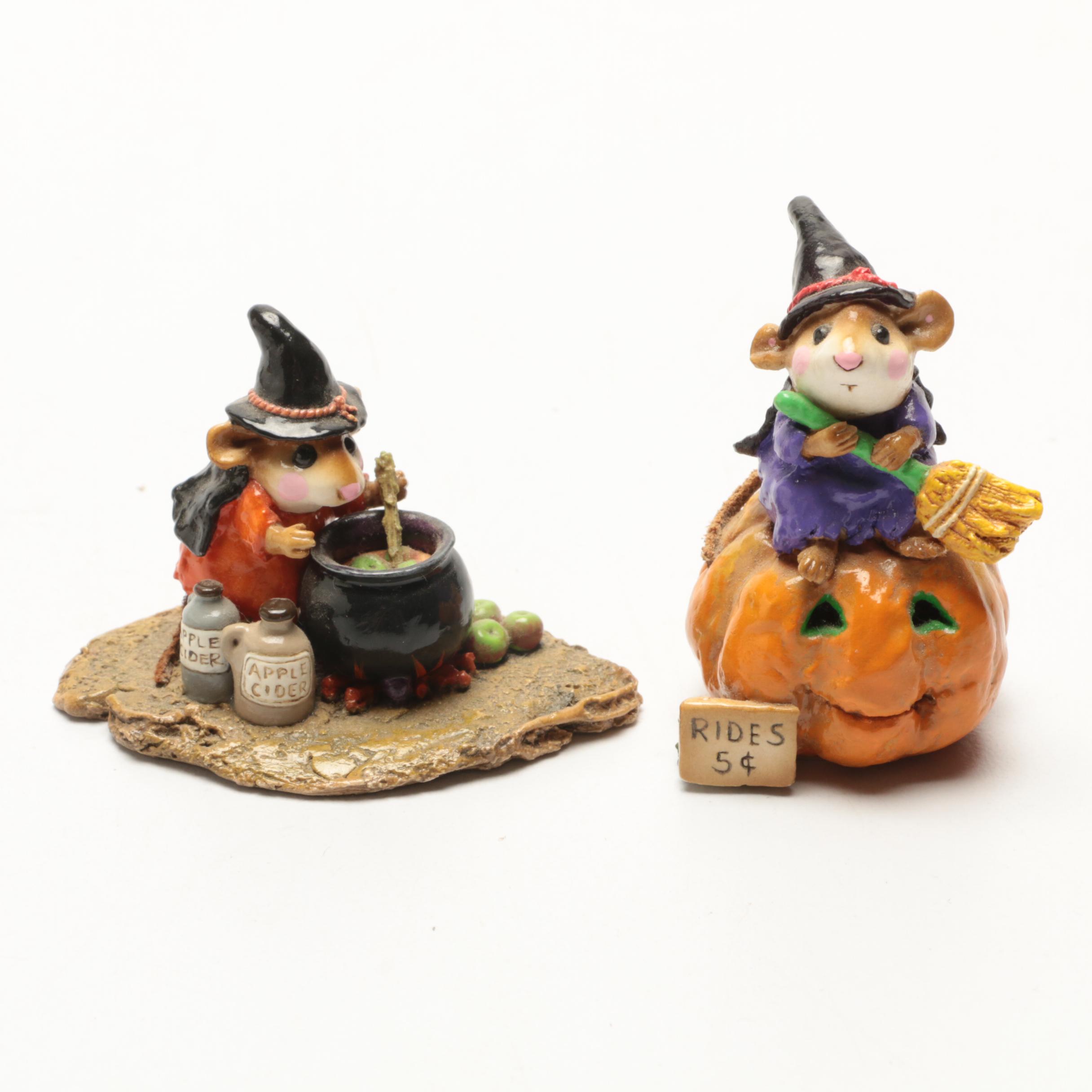 Halloween Wee Forest Folk Figurines by Annette and Donna Petersen