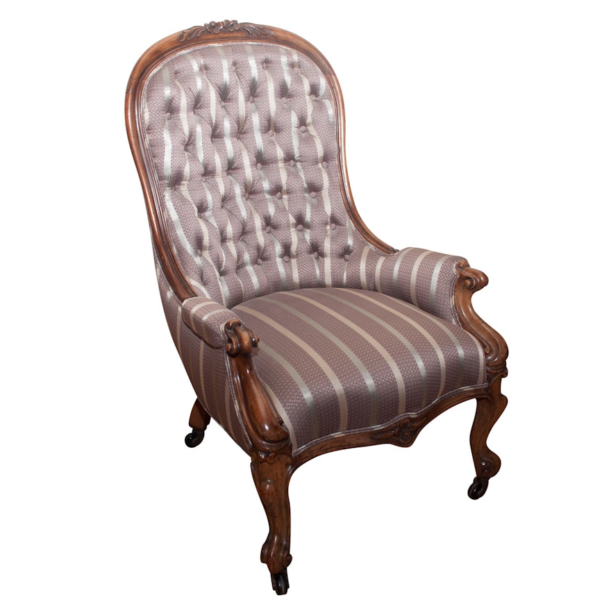 Vintage Victorian Style Armchair
