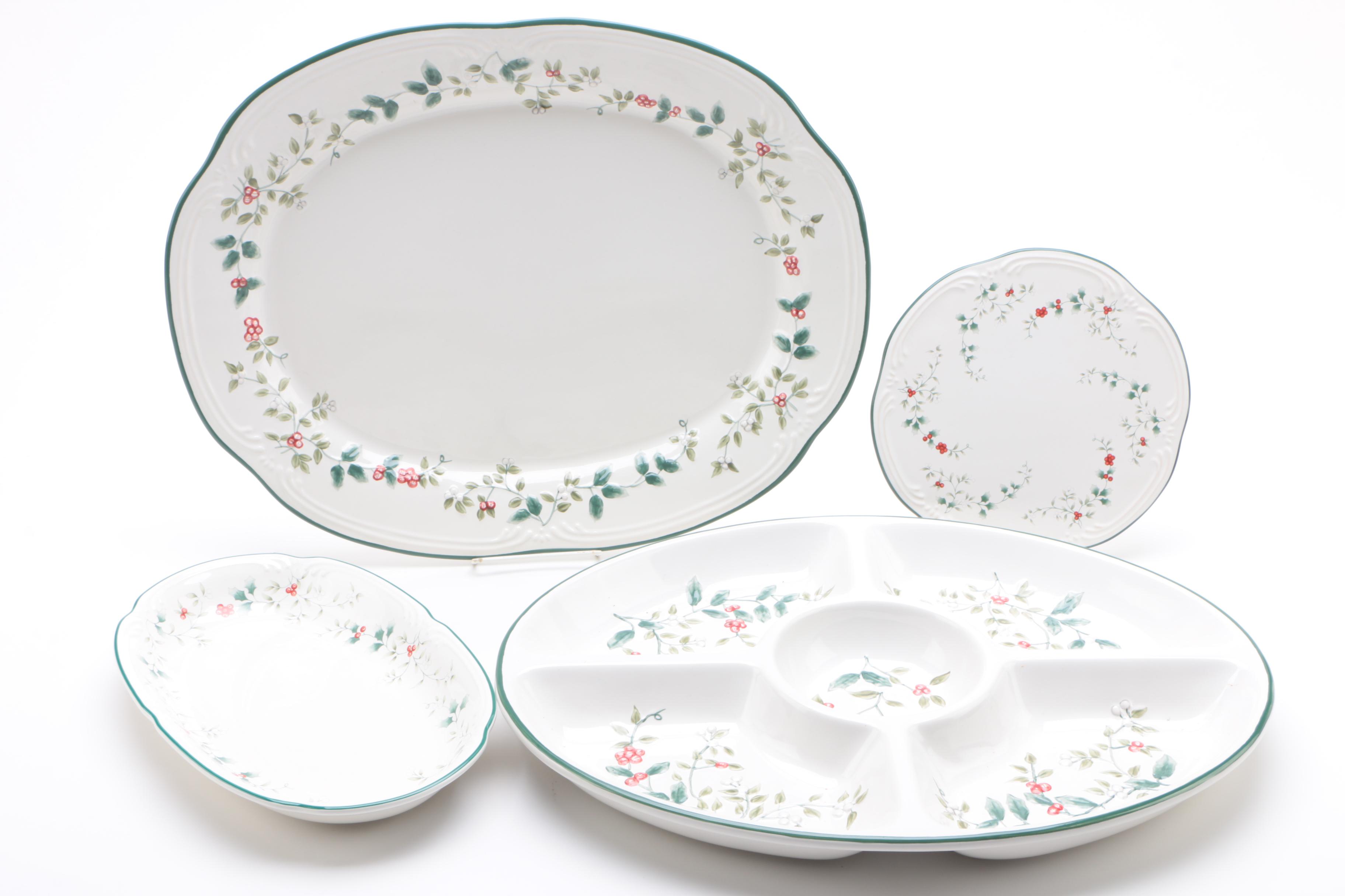 Pfaltzgraff "Winterberry" Stoneware Baking Dishes and Serveware