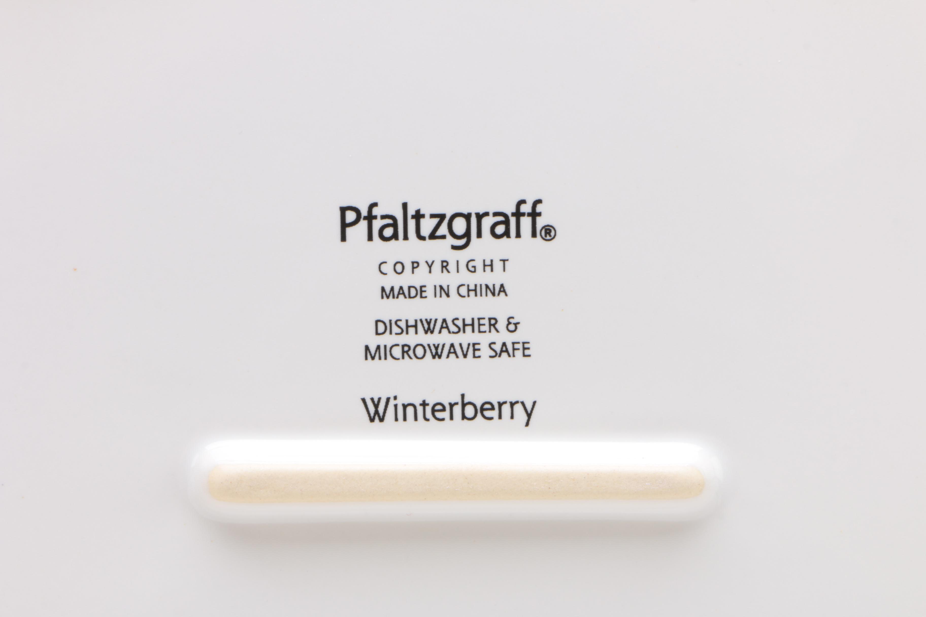 Pfaltzgraff "Winterberry" Stoneware Baking Dishes and Serveware