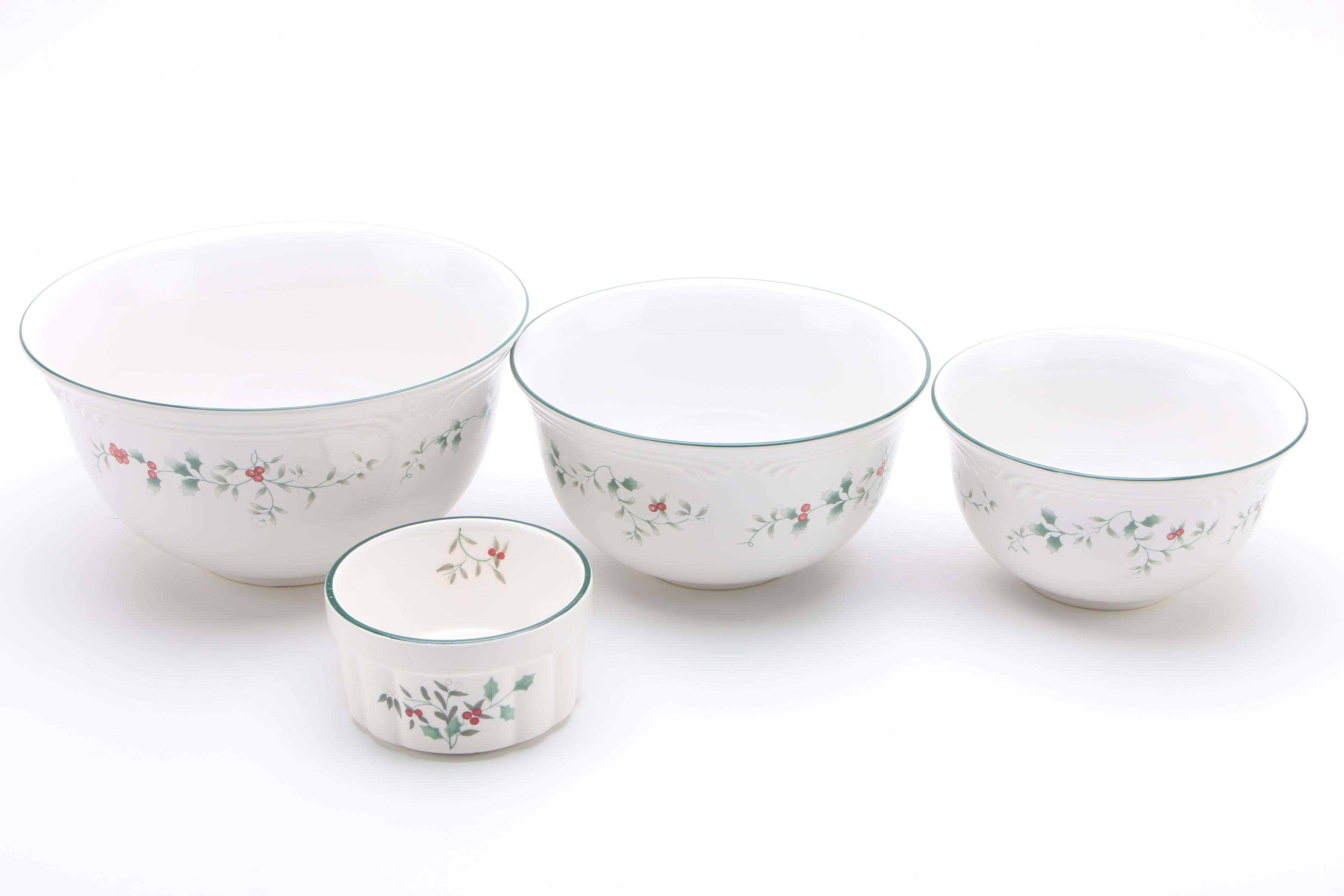 Pfaltzgraff "Winterberry" Stoneware Baking Dishes and Serveware