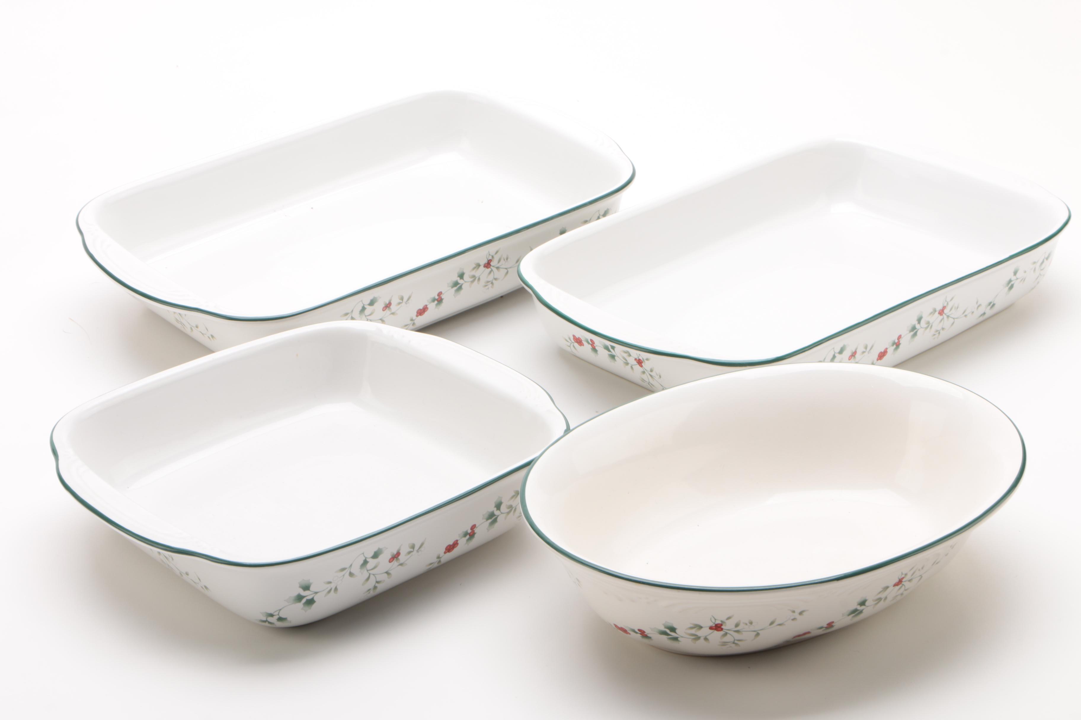 Pfaltzgraff "Winterberry" Stoneware Baking Dishes and Serveware