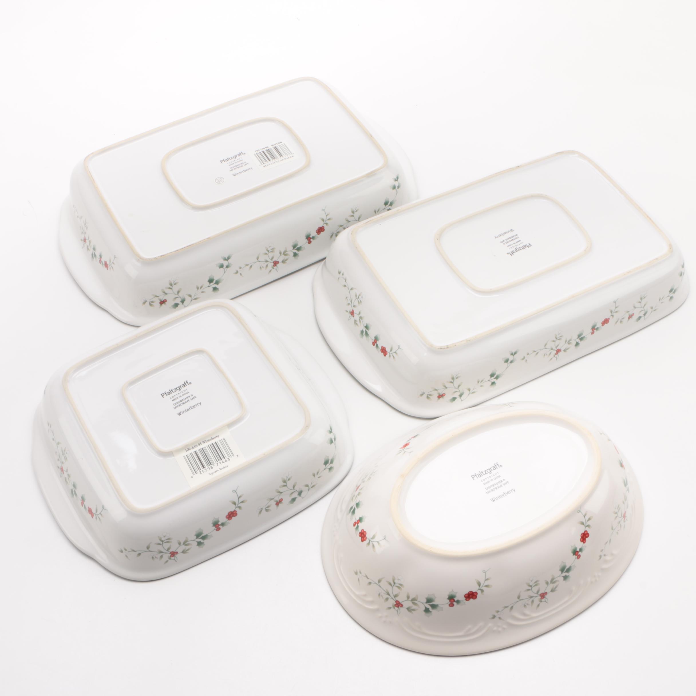 Pfaltzgraff "Winterberry" Stoneware Baking Dishes and Serveware