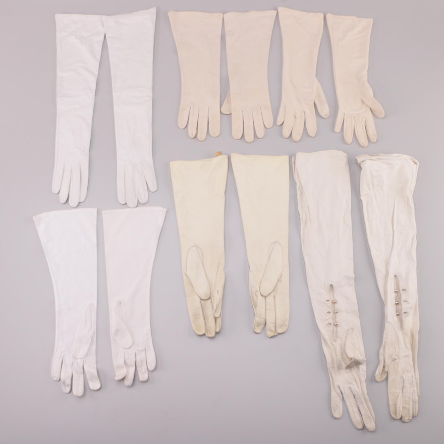 Vintage Evening Gloves Including Opera Gloves