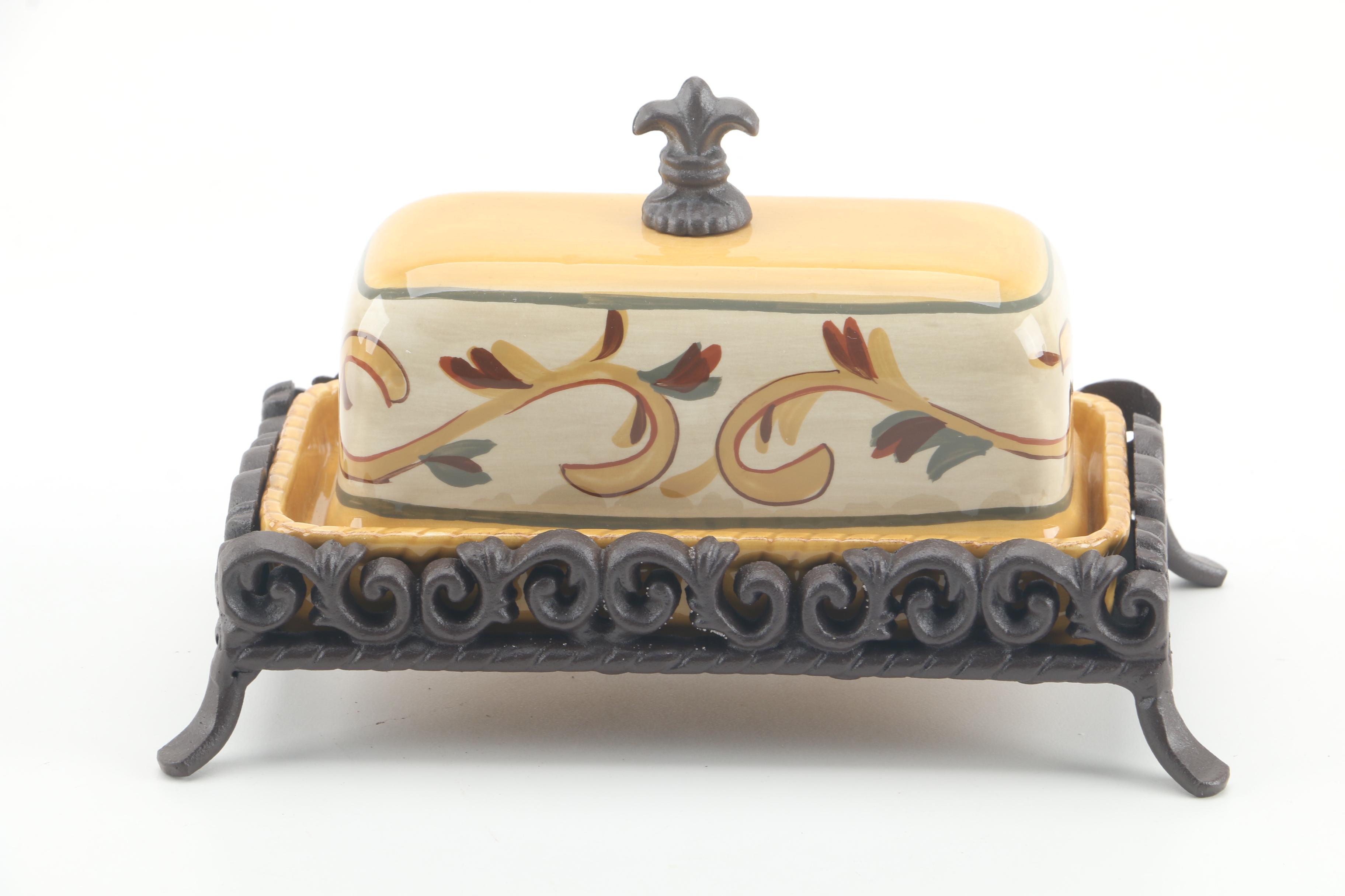 Artimino "Tuscan Countryside Yellow" Earthenware Serveware