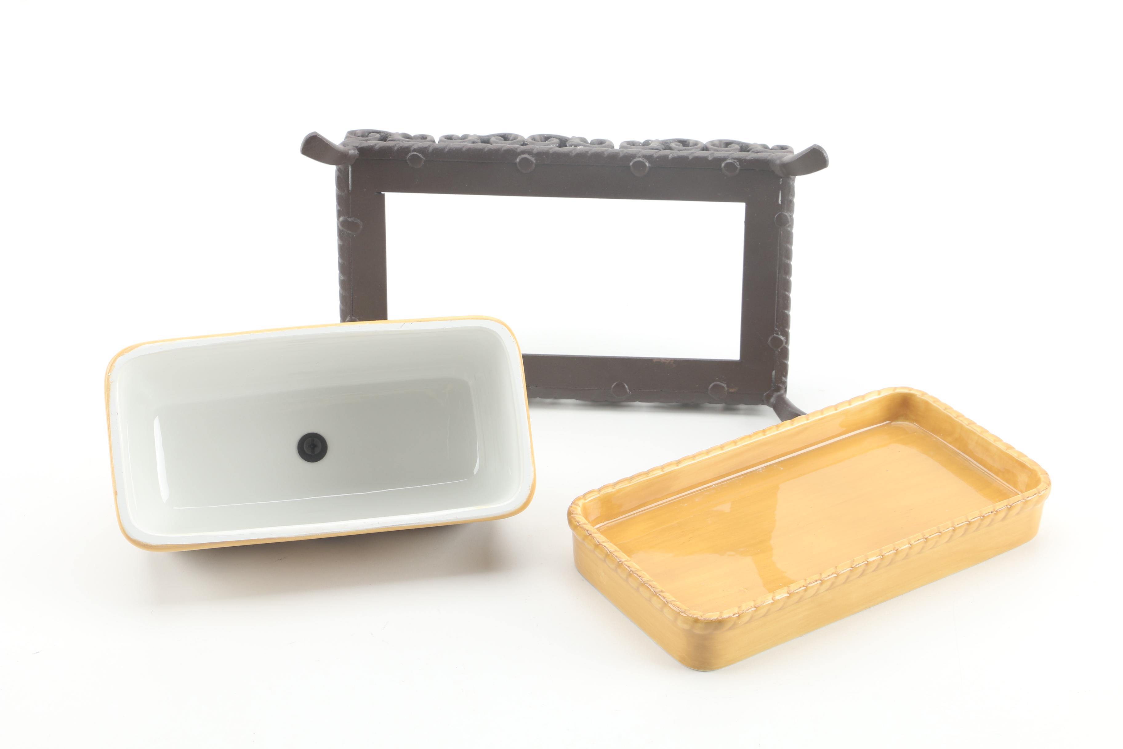 Artimino "Tuscan Countryside Yellow" Earthenware Serveware