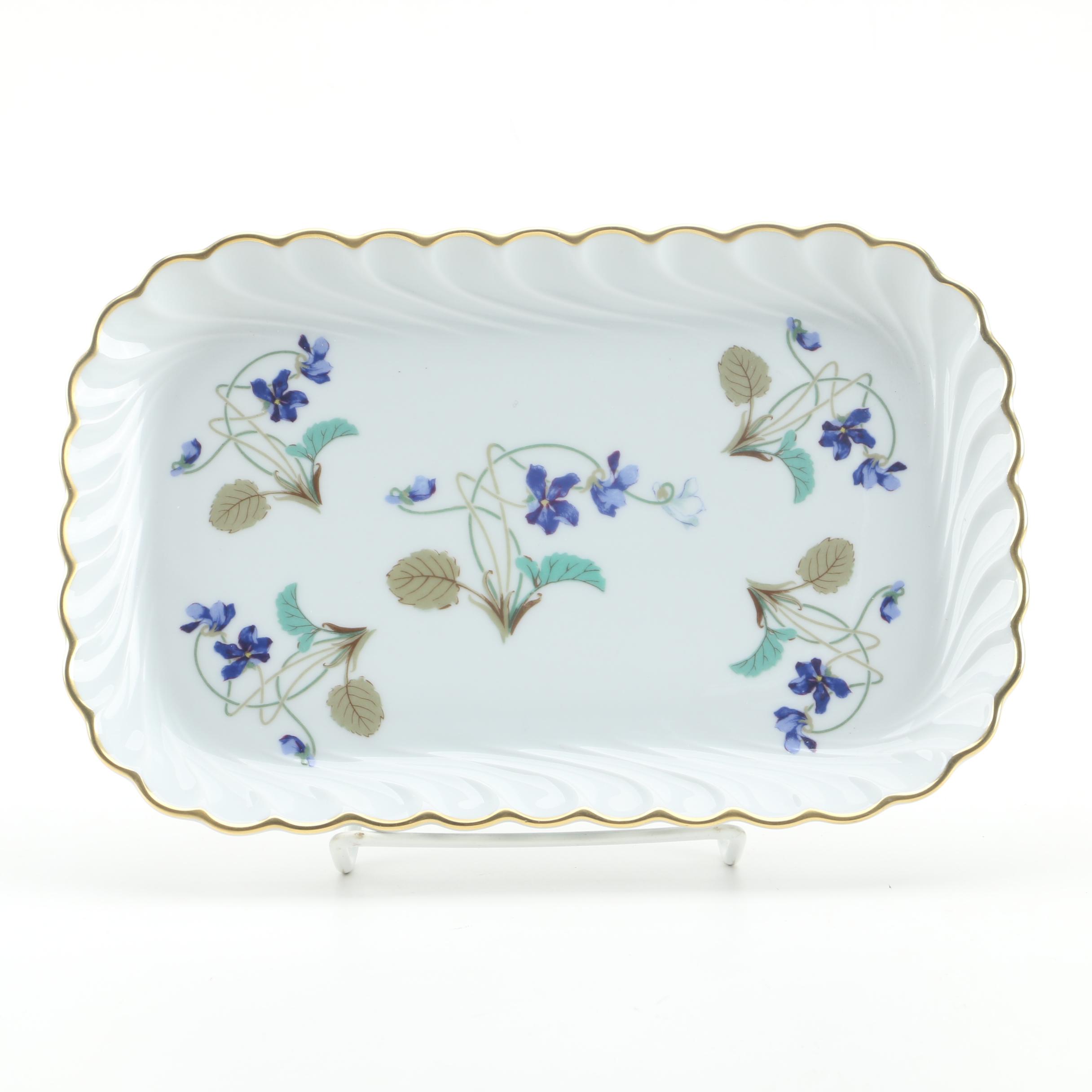 Haviland Limoges "Imperatrice Eugenie" Porcelain Tray
