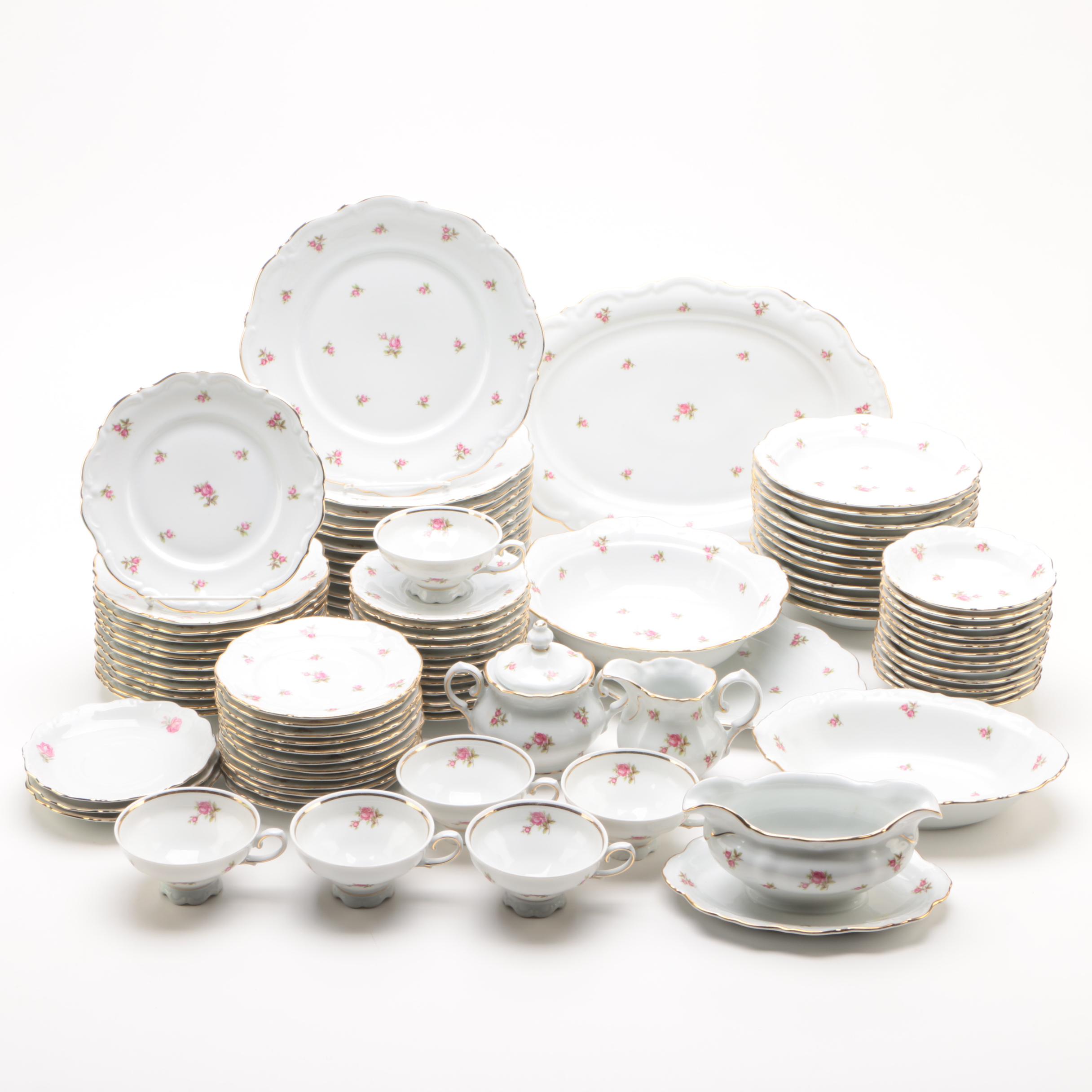 Vintage Royal Hanover "Roslyn" Porcelain Dinnerware