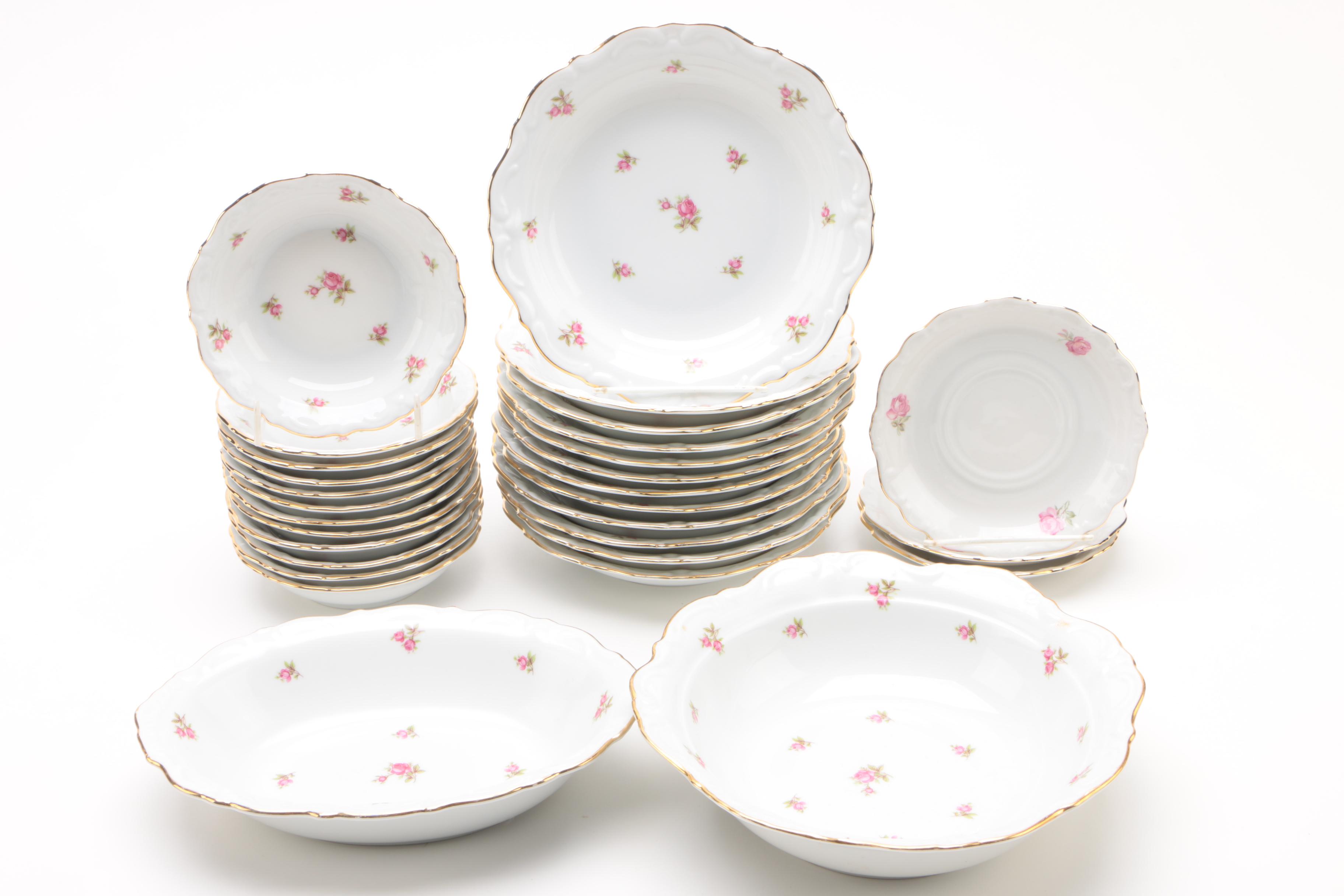 Vintage Royal Hanover "Roslyn" Porcelain Dinnerware