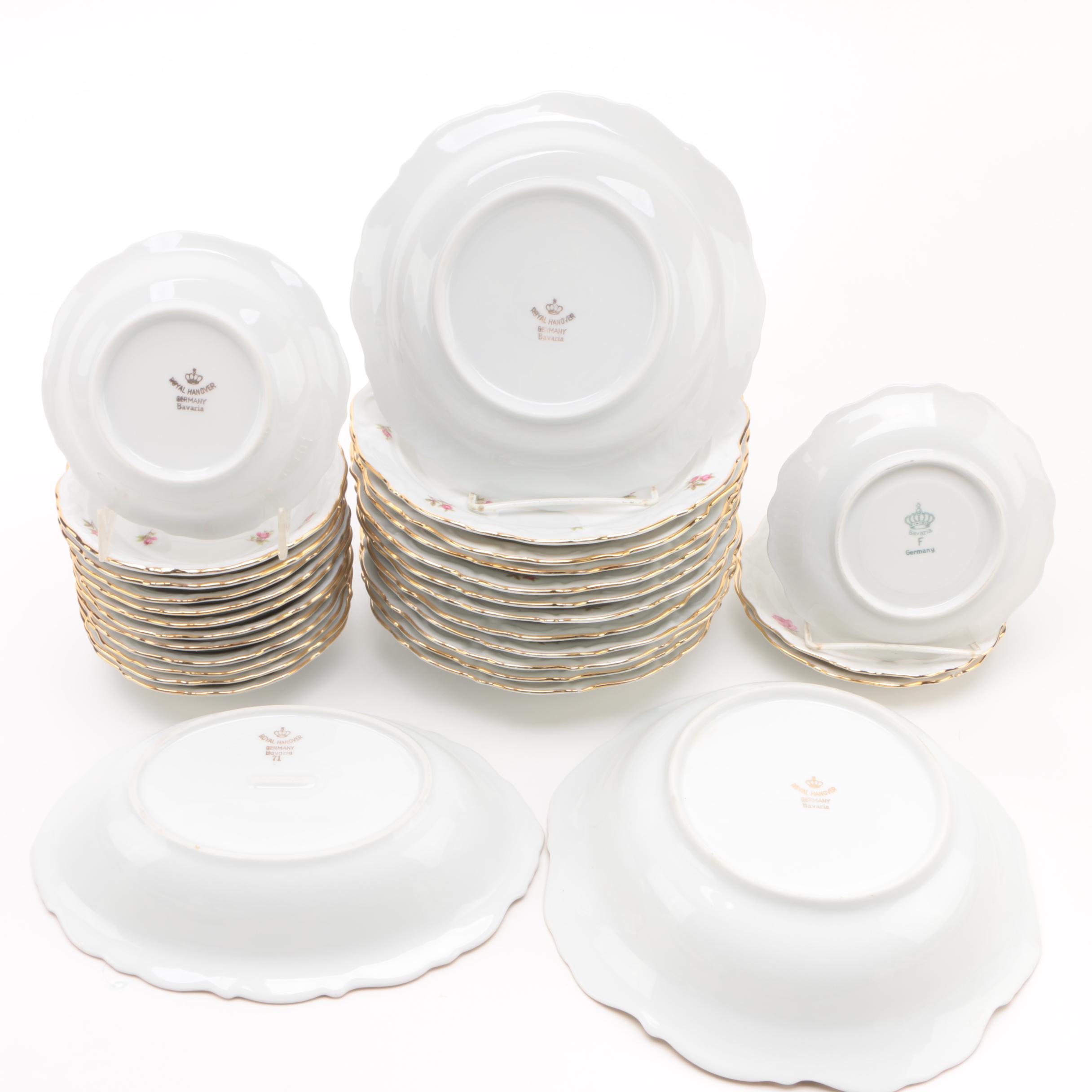 Vintage Royal Hanover "Roslyn" Porcelain Dinnerware