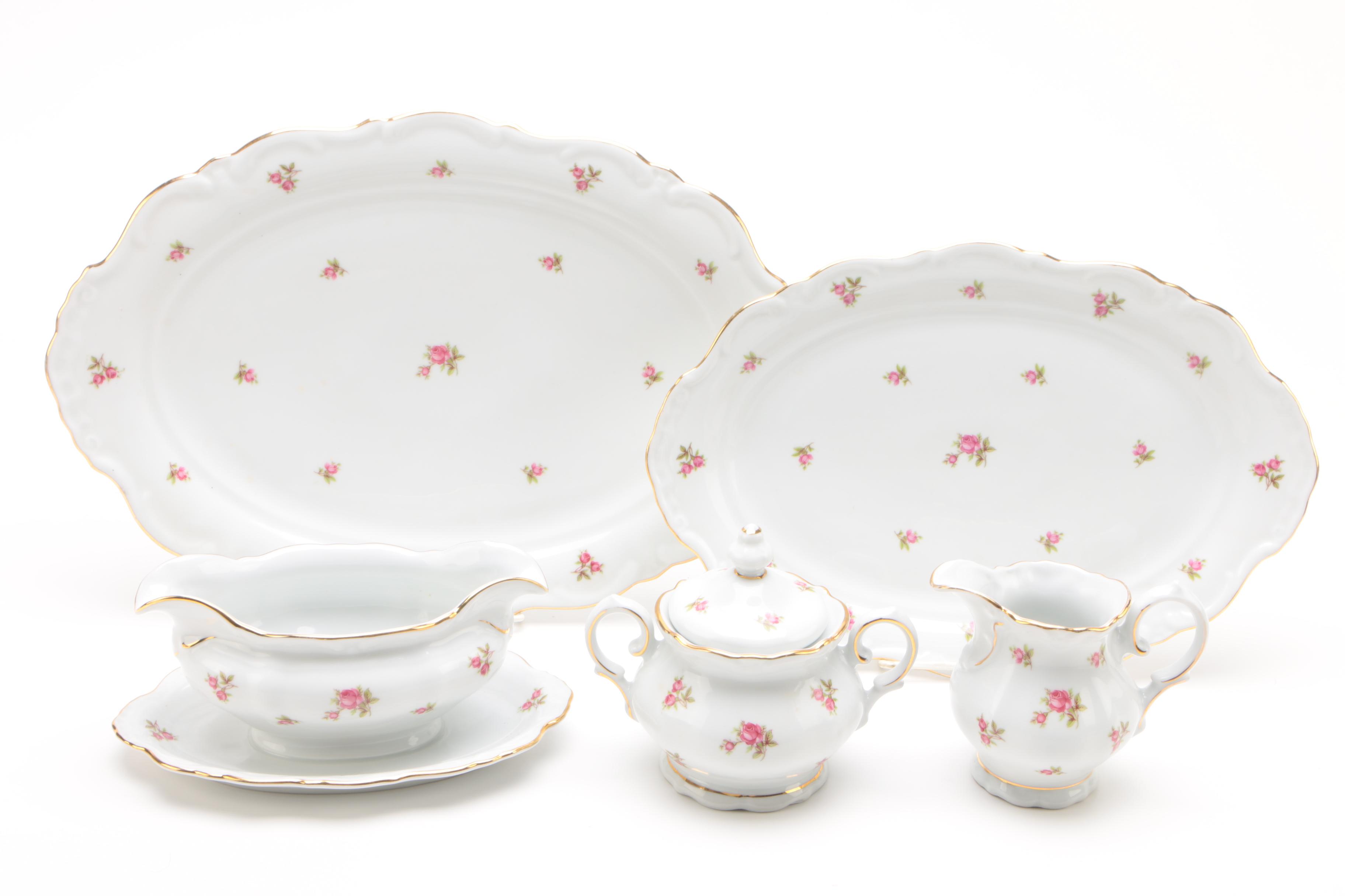 Vintage Royal Hanover "Roslyn" Porcelain Dinnerware