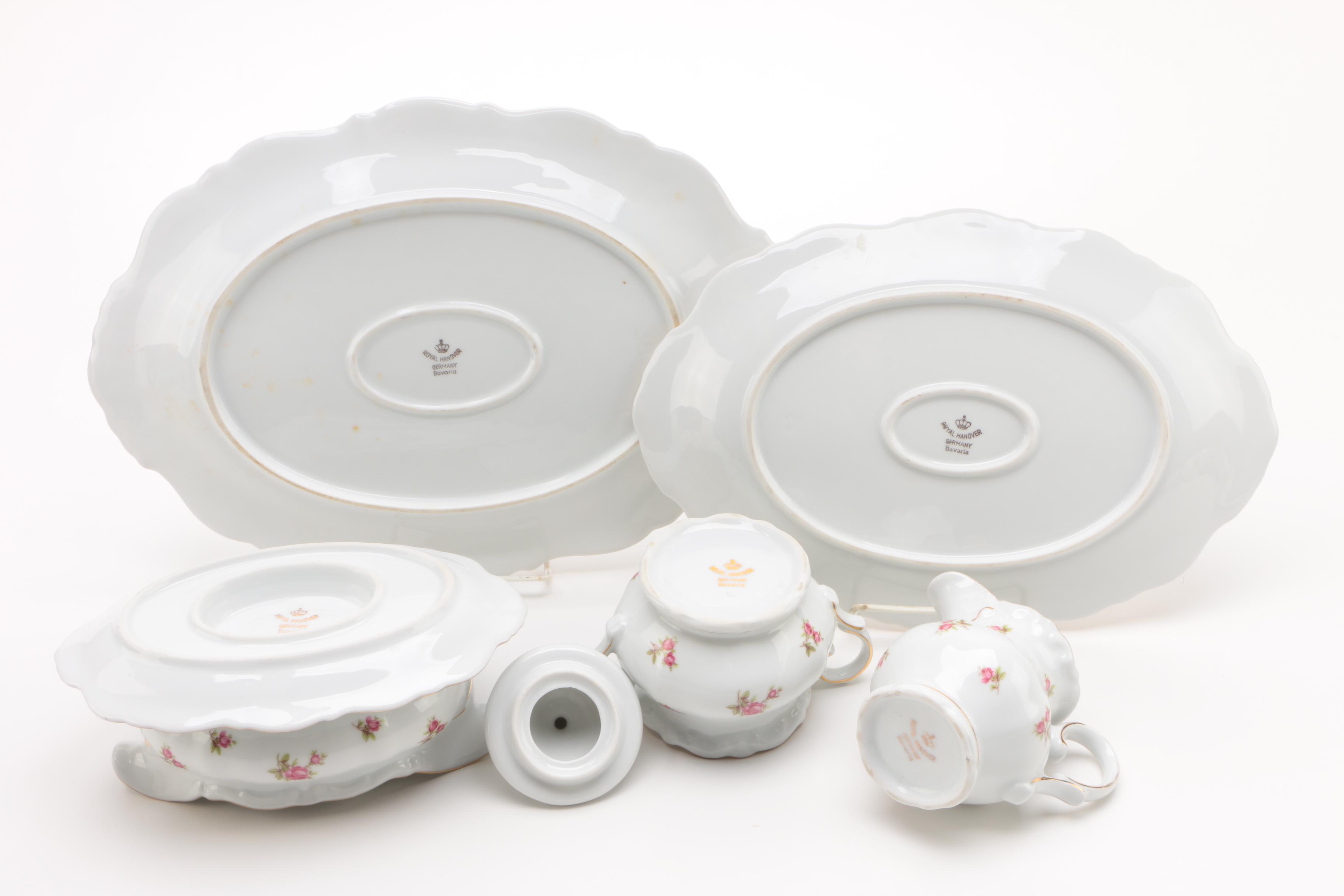 Vintage Royal Hanover "Roslyn" Porcelain Dinnerware