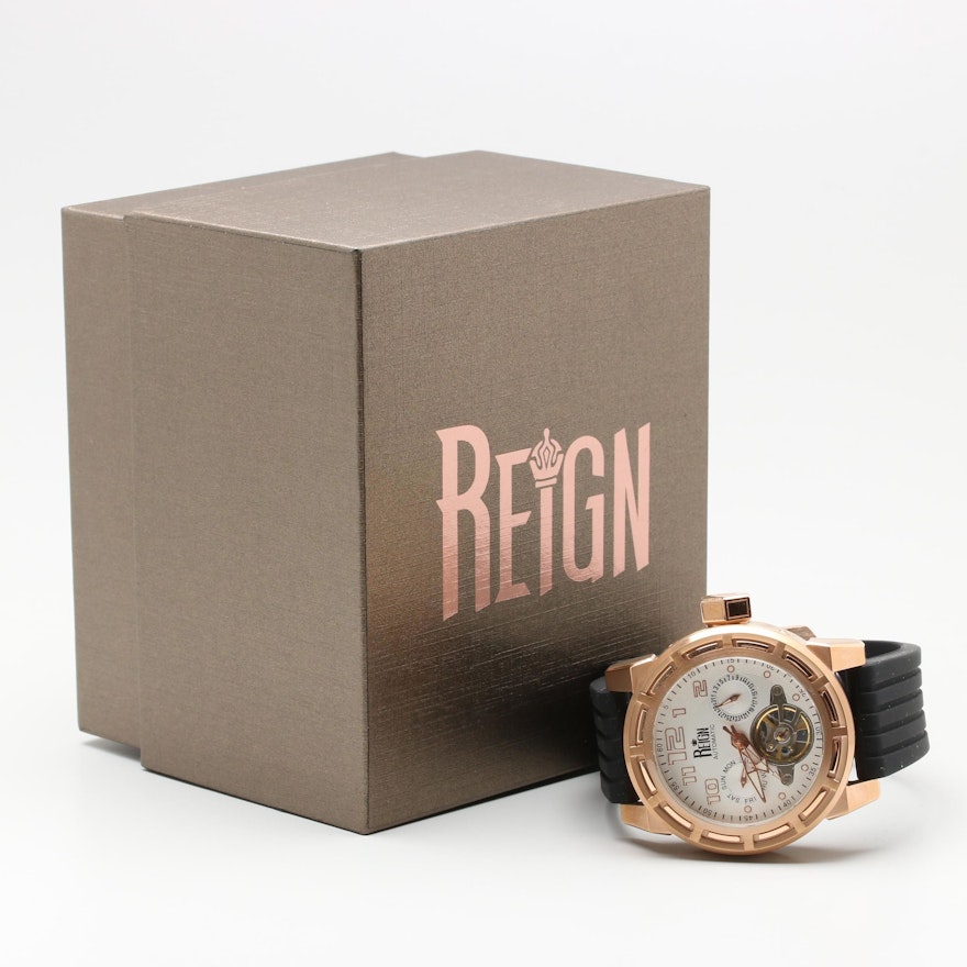 Reign Rose Gold Tone "Rothschild" Automatic Wristwatch