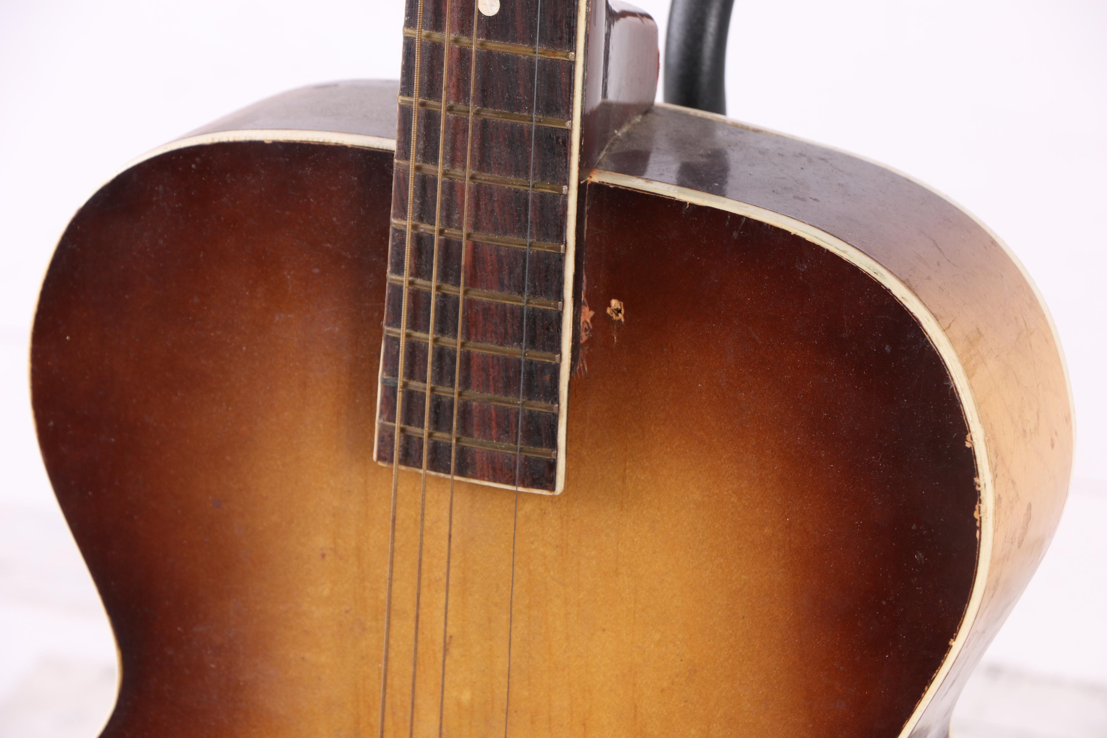 Circa 1950s Silvertone Archtop Acoustic Guitar