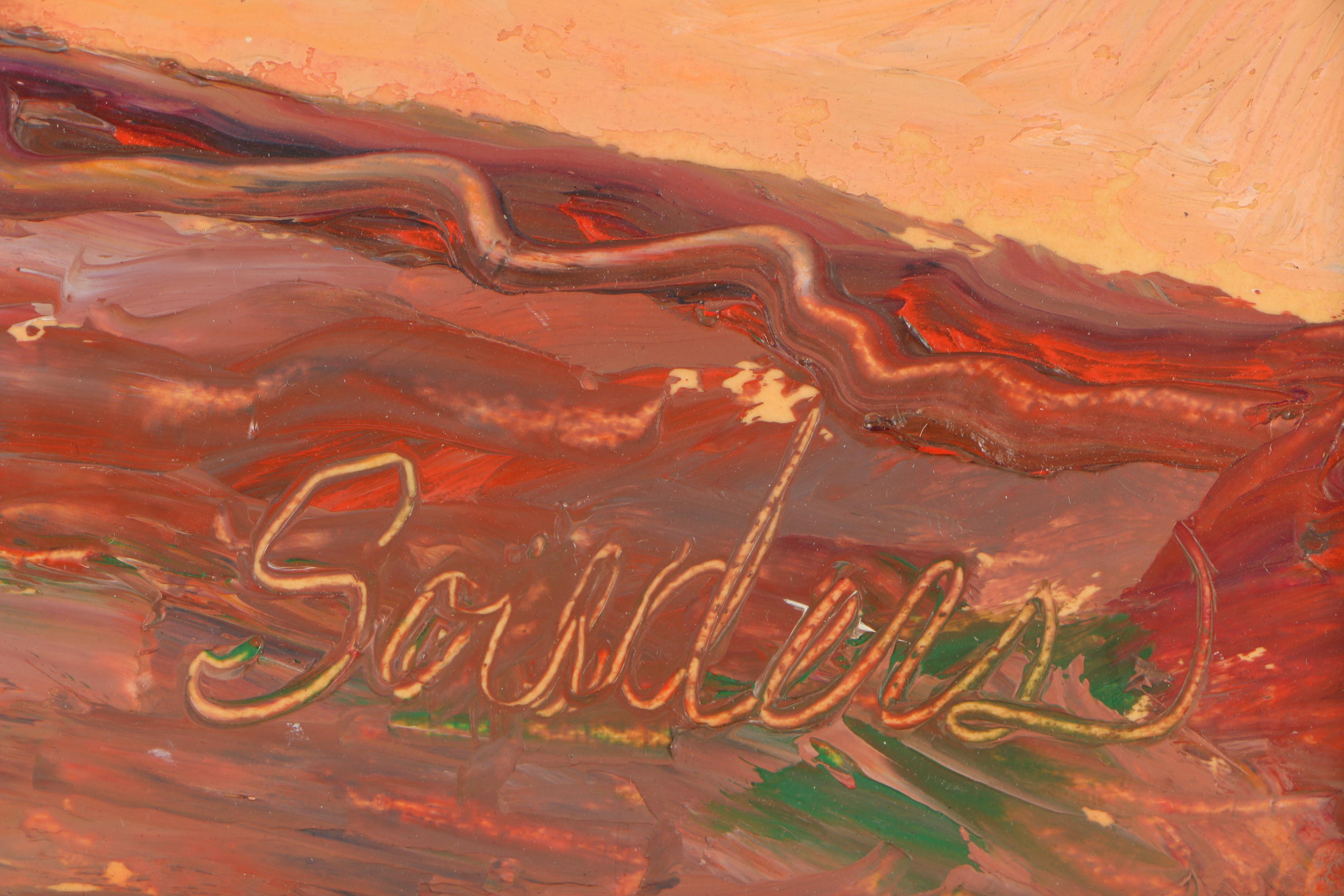 Debbie Souders Oil Painting "Courtyard, Santa Fe"