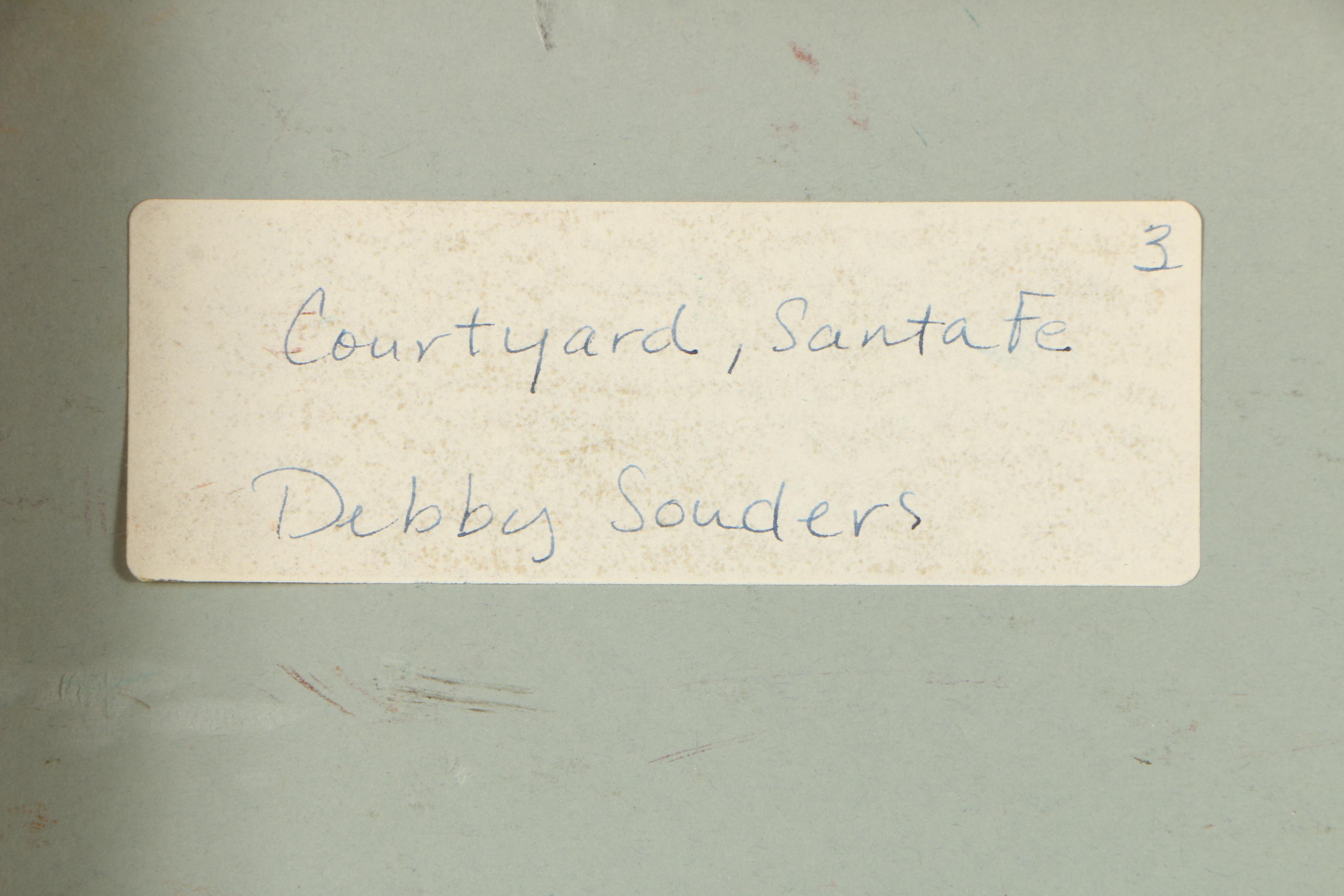 Debbie Souders Oil Painting "Courtyard, Santa Fe"