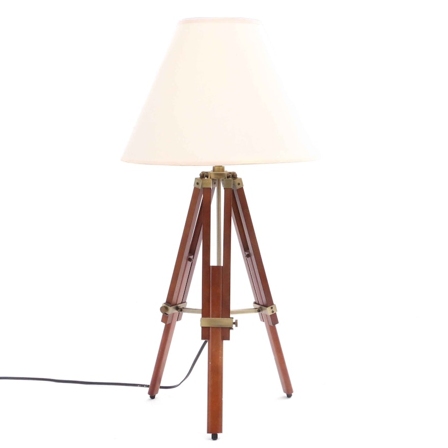 Surveying Tripod Base Style Accent Lamp