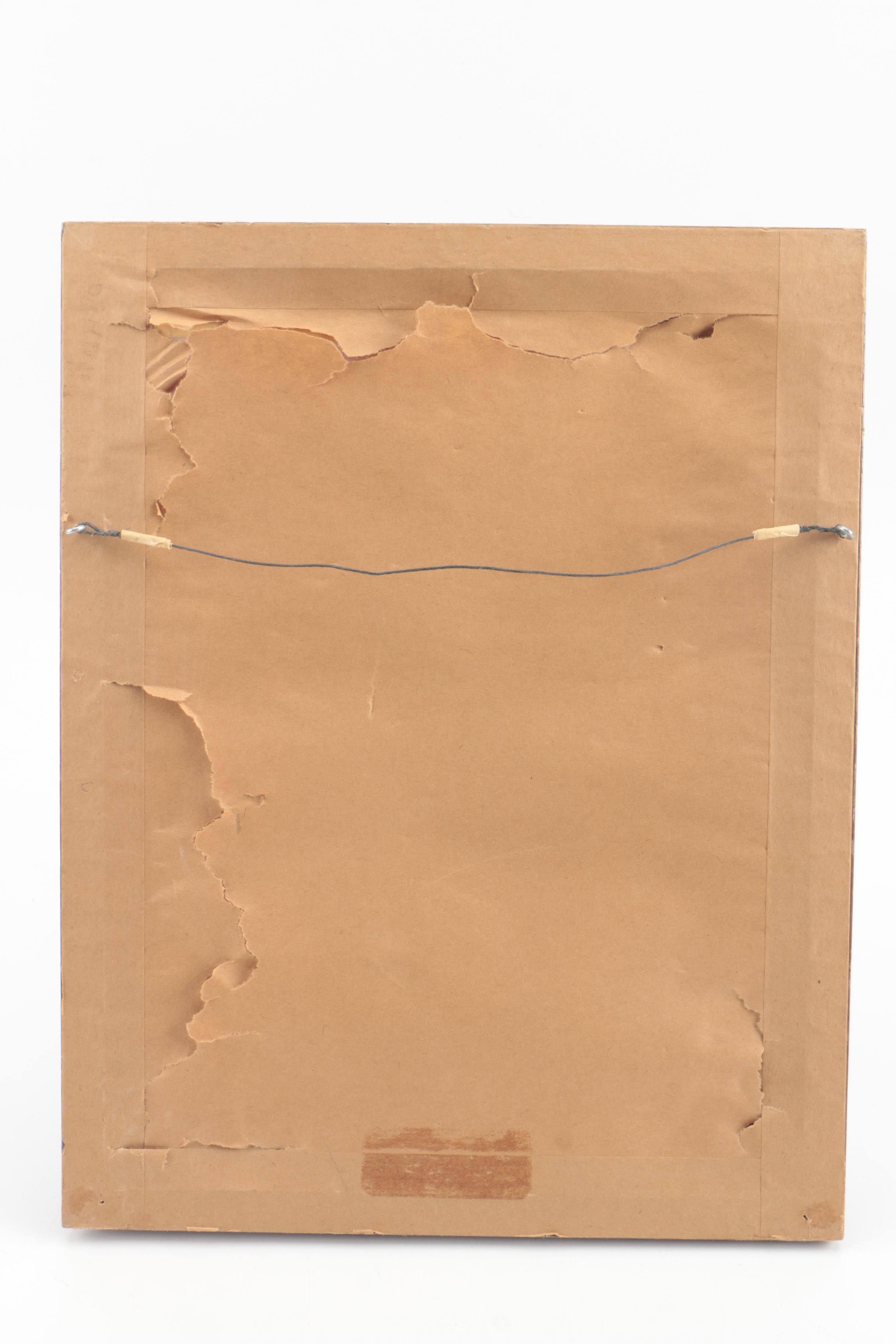 Chinese Framed Woven Textile