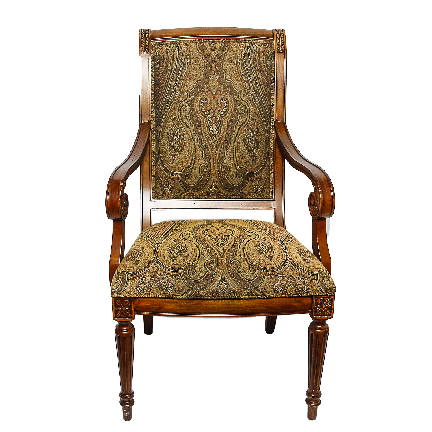 Contemporary "Adison" Armchairs by Ethan Allen