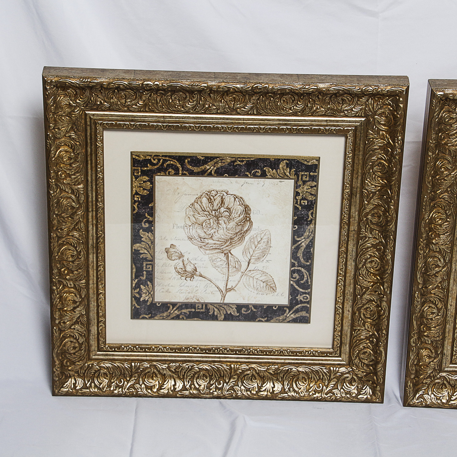 Offset Lithographs after Paula Scaletta "Primrose" and "Rose"