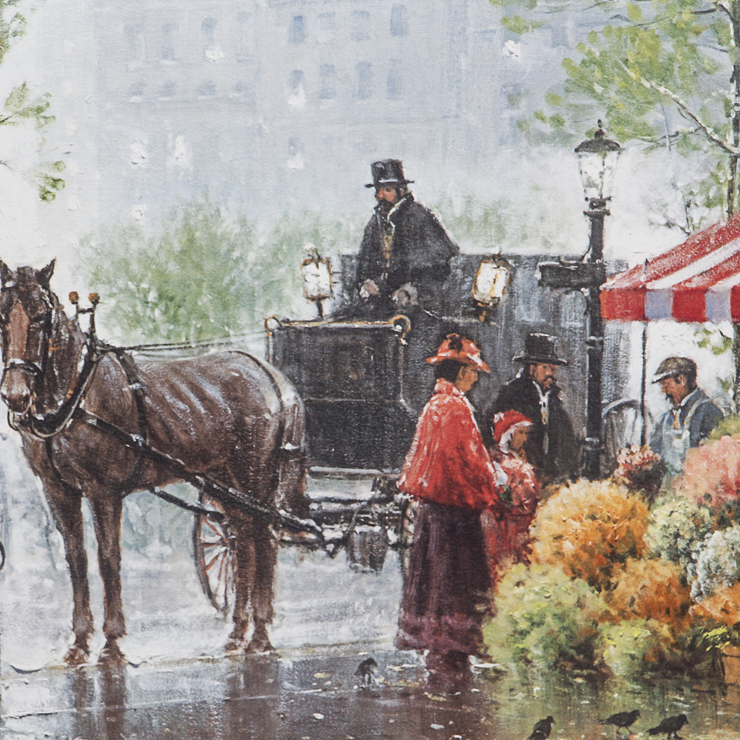 G. Harvey "A Touch of Spring" Offset Lithograph