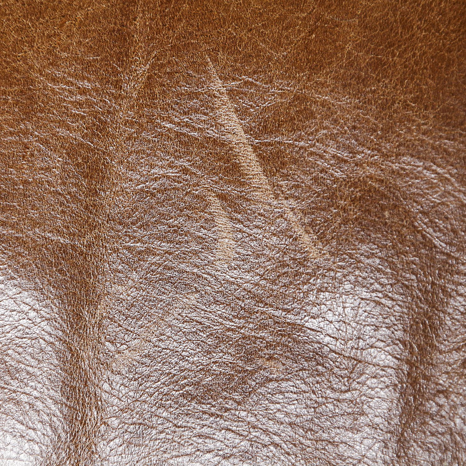 Vintage Chippendale Style Brown Leather Armchair with Ottoman by Hickory Chair