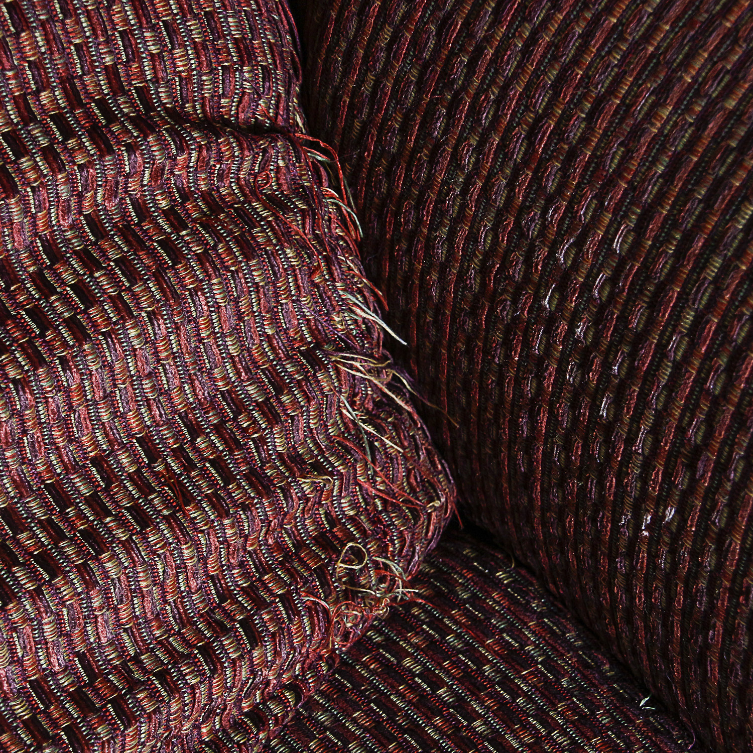 Custom Upholstered Armchair and Ottoman by J & D