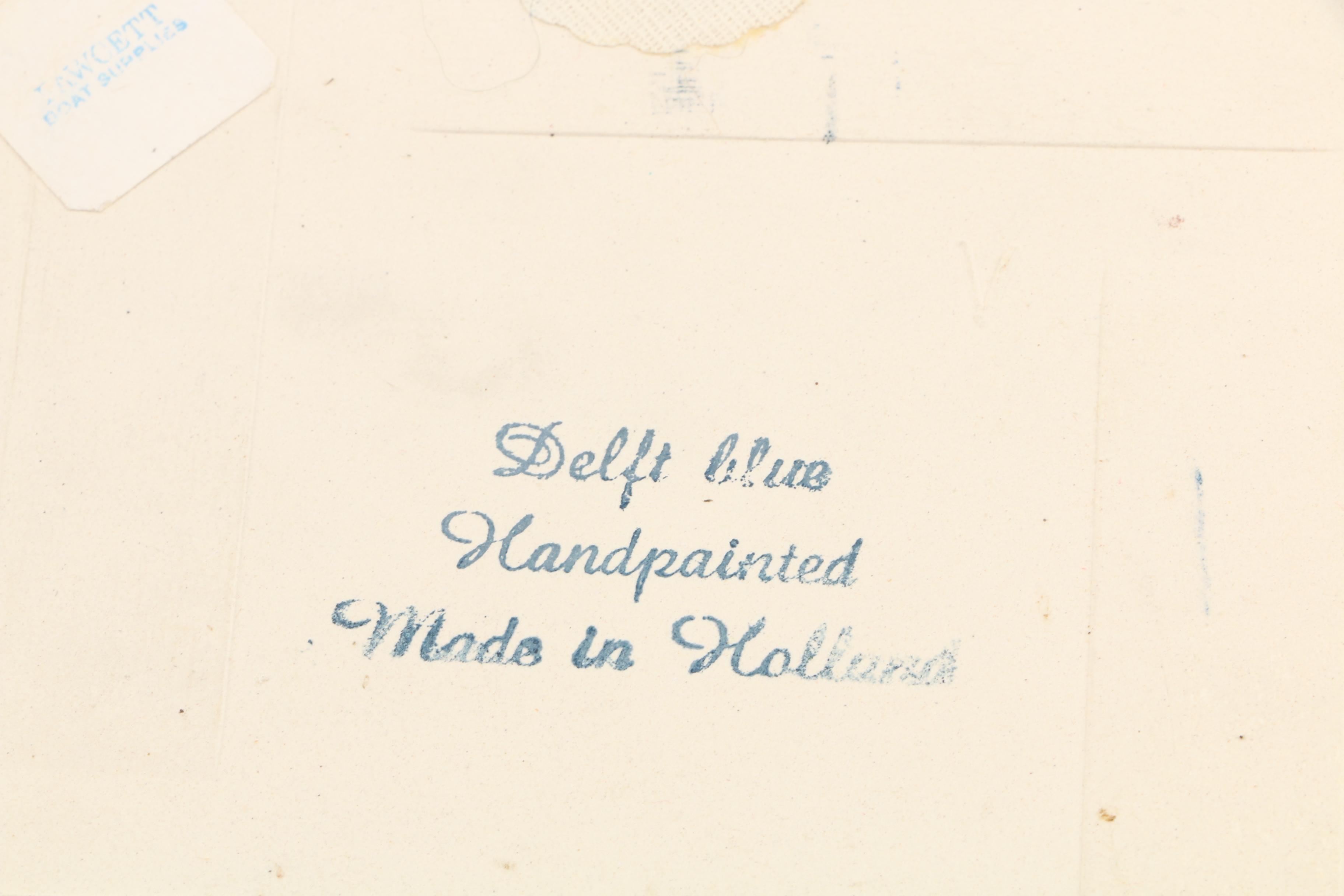 Souvenir Ceramic Tile Trivets including Delft Blue