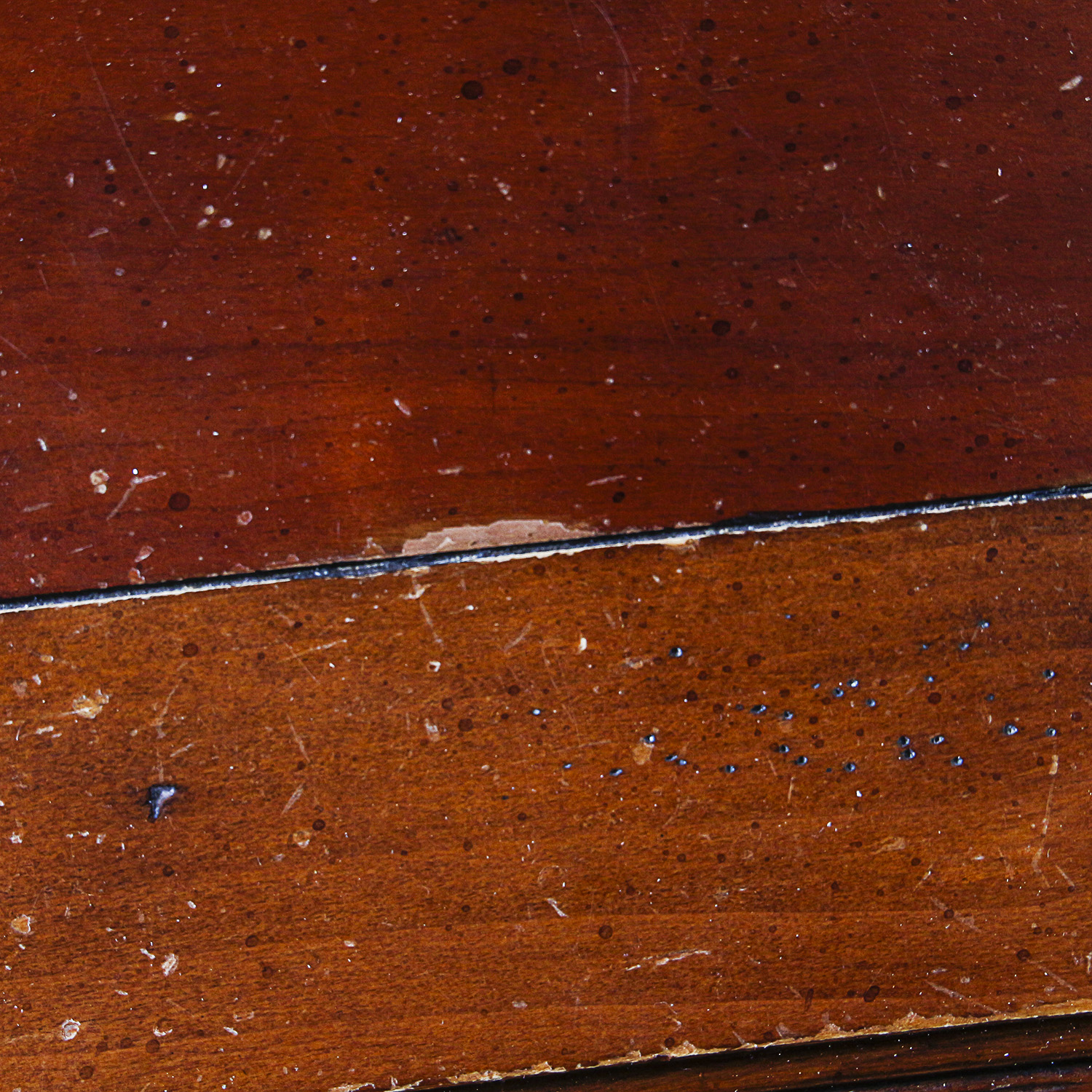 Single Drawer Wooden Side Table with Scrolling Metal Legs