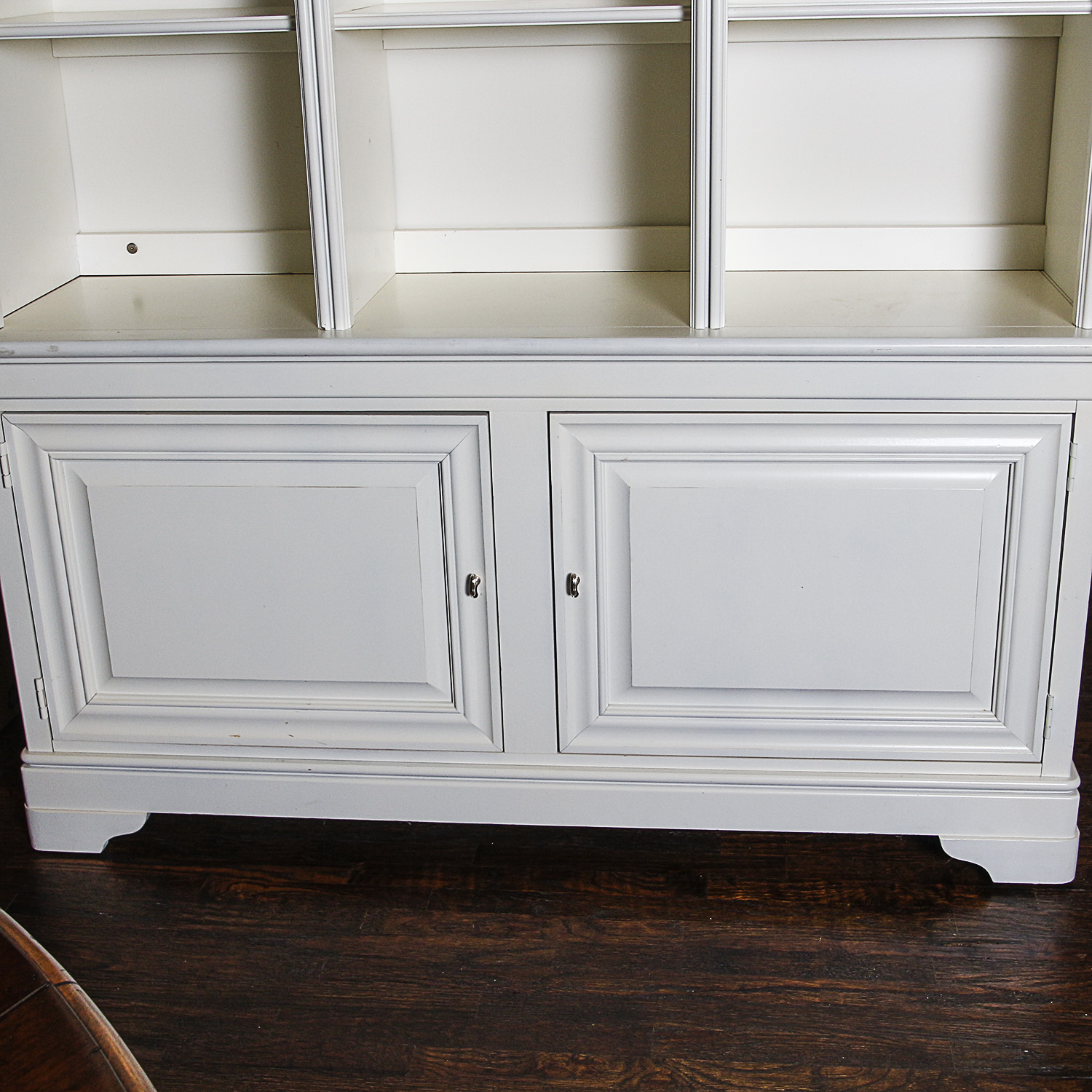 White Bookcase Cabinet by Stanley