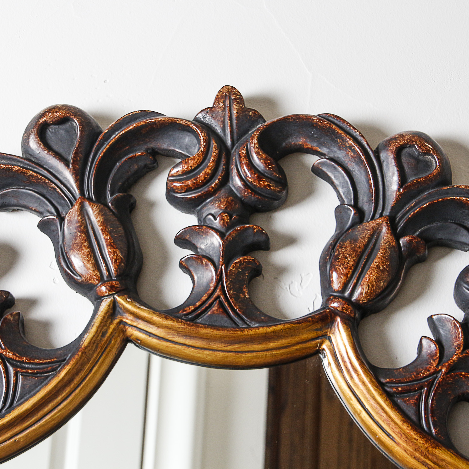 Ornate Round Wall Mirror