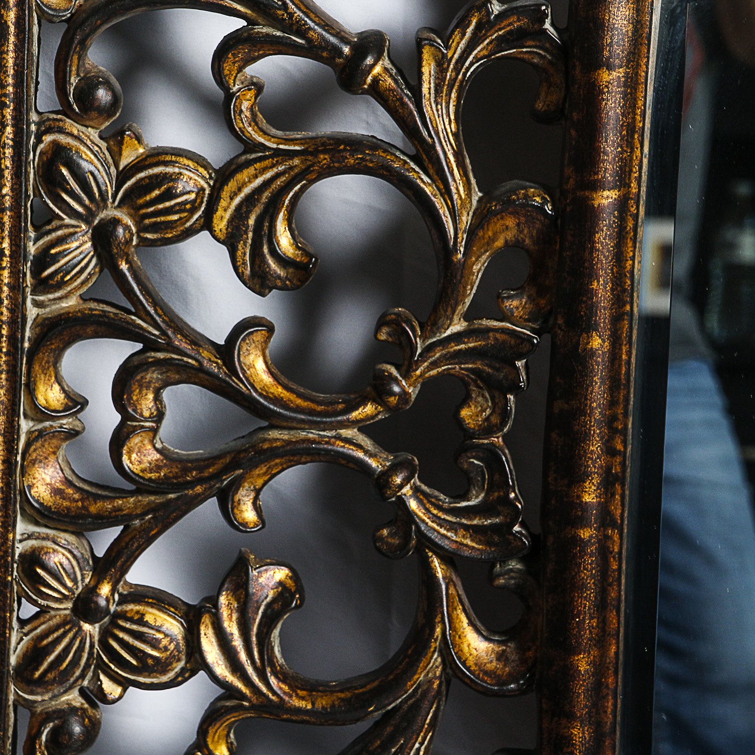 Large Ornate Wall Mirror