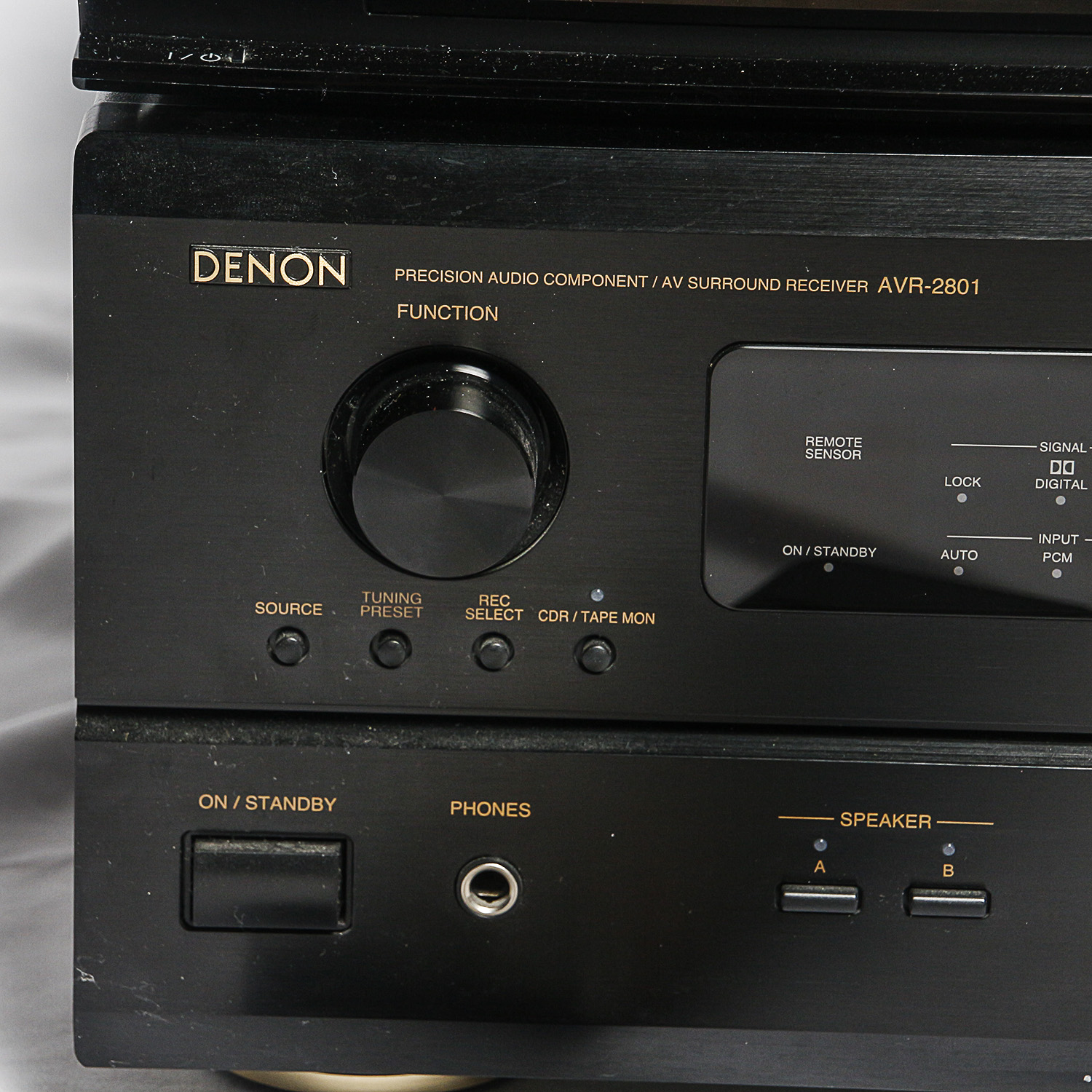 Denon AVR-2801 5.1-Channel AV Surround Receiver with Sony Blu-ray Player