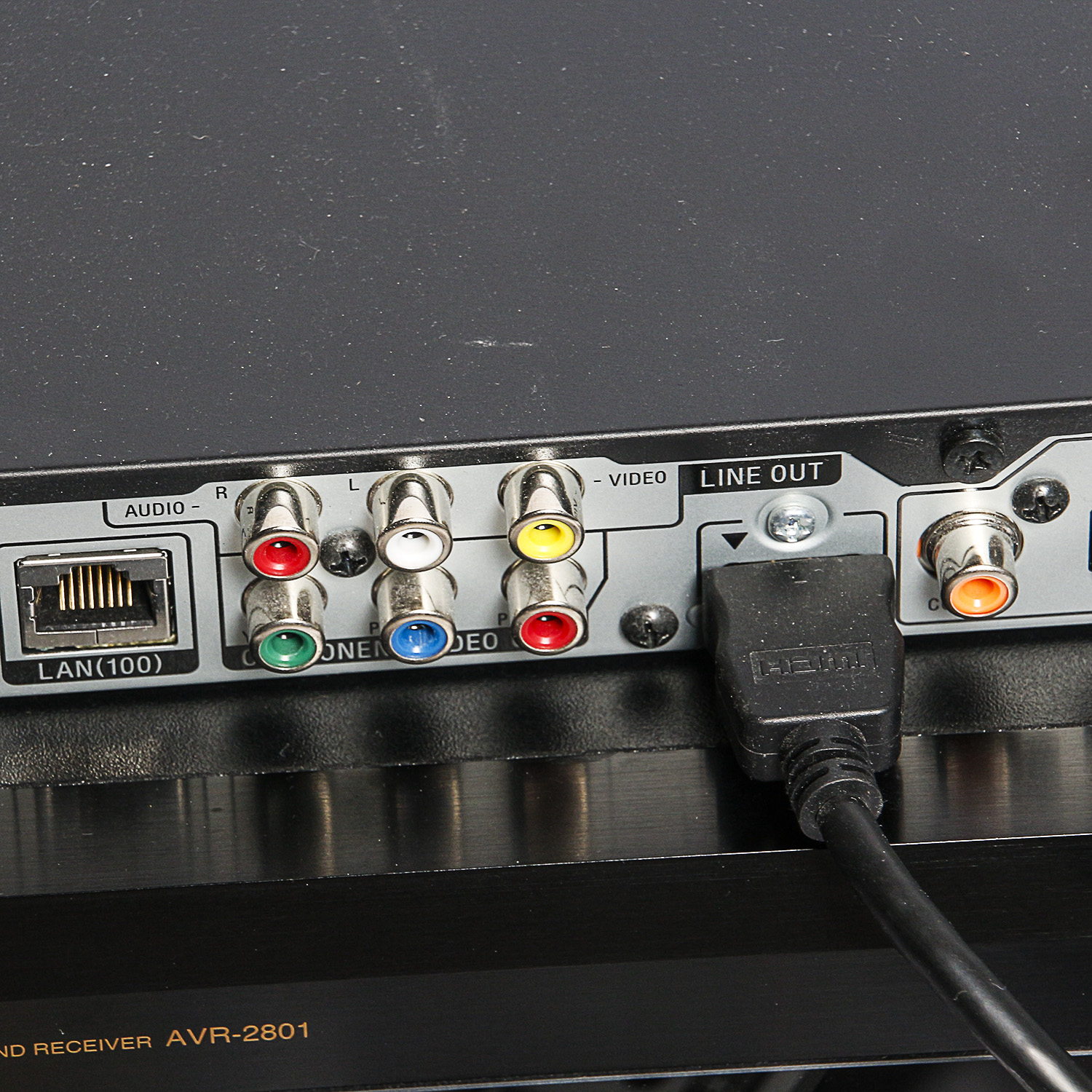 Denon AVR-2801 5.1-Channel AV Surround Receiver with Sony Blu-ray Player