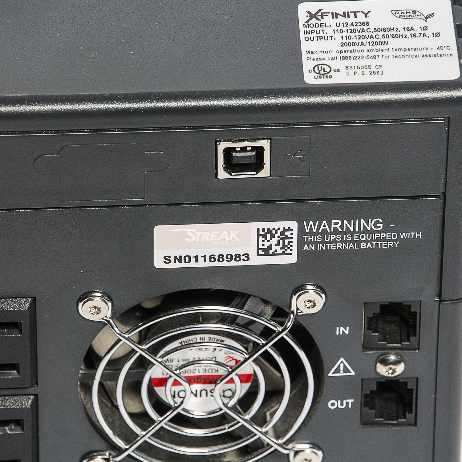 Xfinity Uninterrupted Backup Power Supply