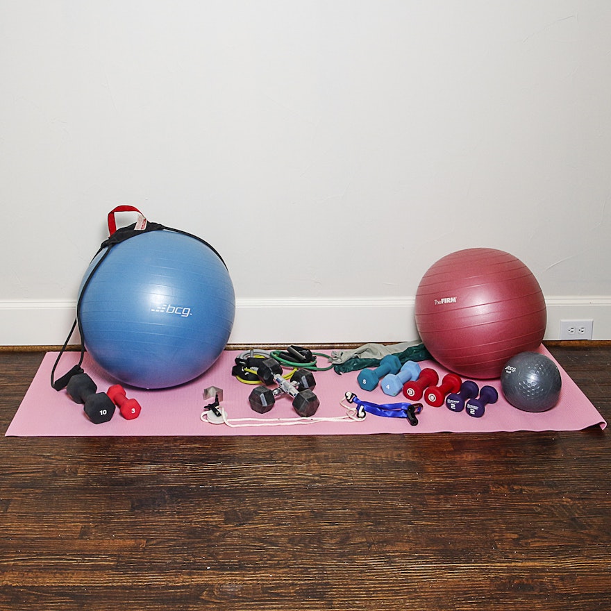 Free Weights, Balance Balls, Bands and Other Exercise Equipment