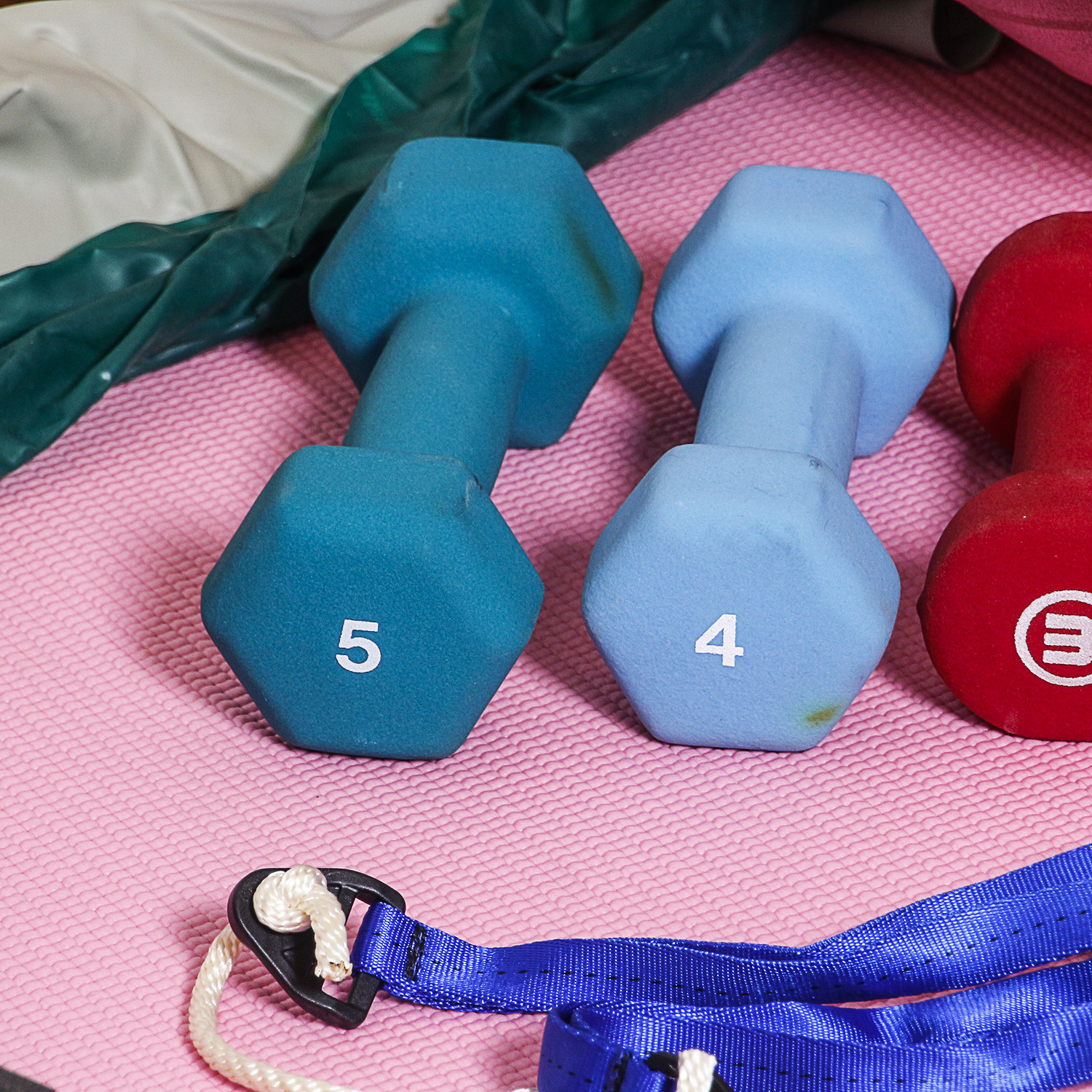 Free Weights, Balance Balls, Bands and Other Exercise Equipment