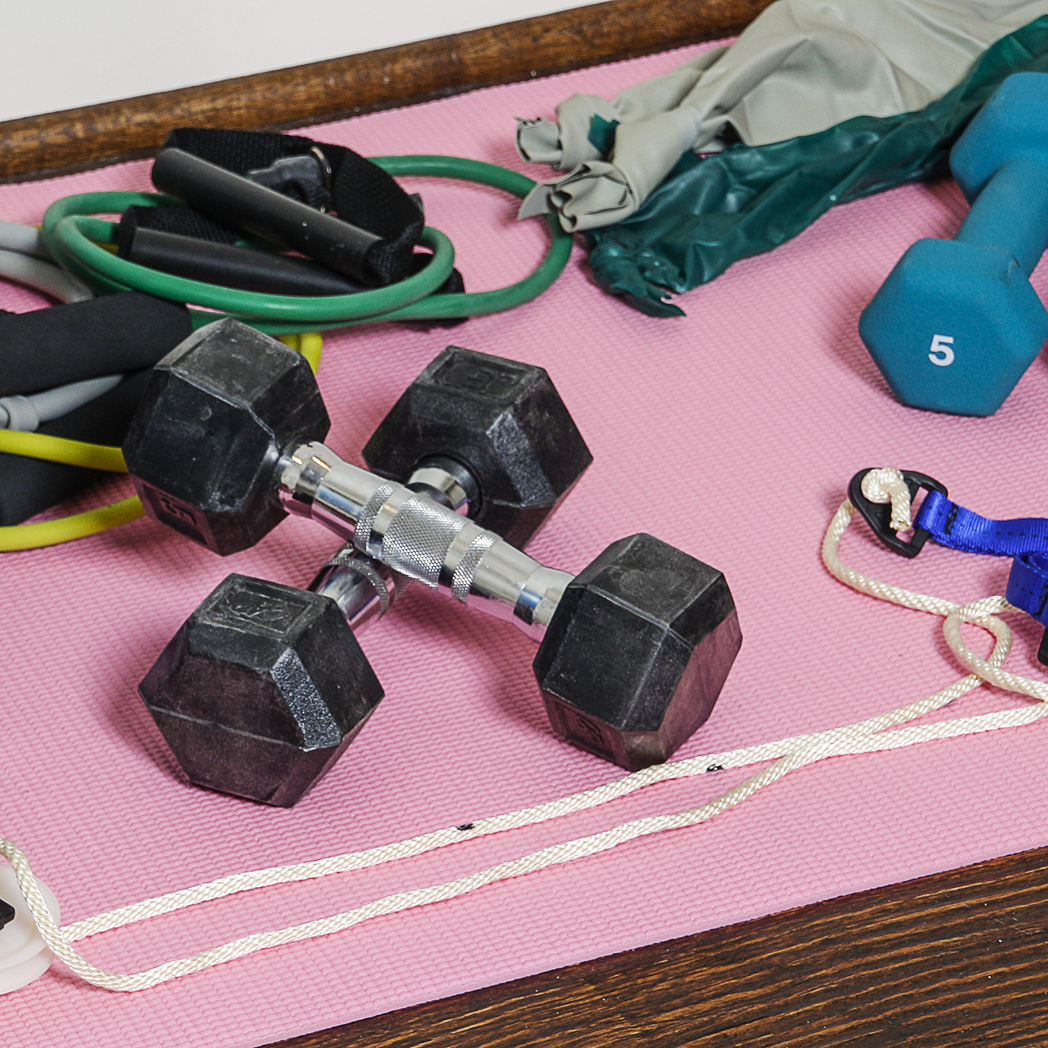 Free Weights, Balance Balls, Bands and Other Exercise Equipment