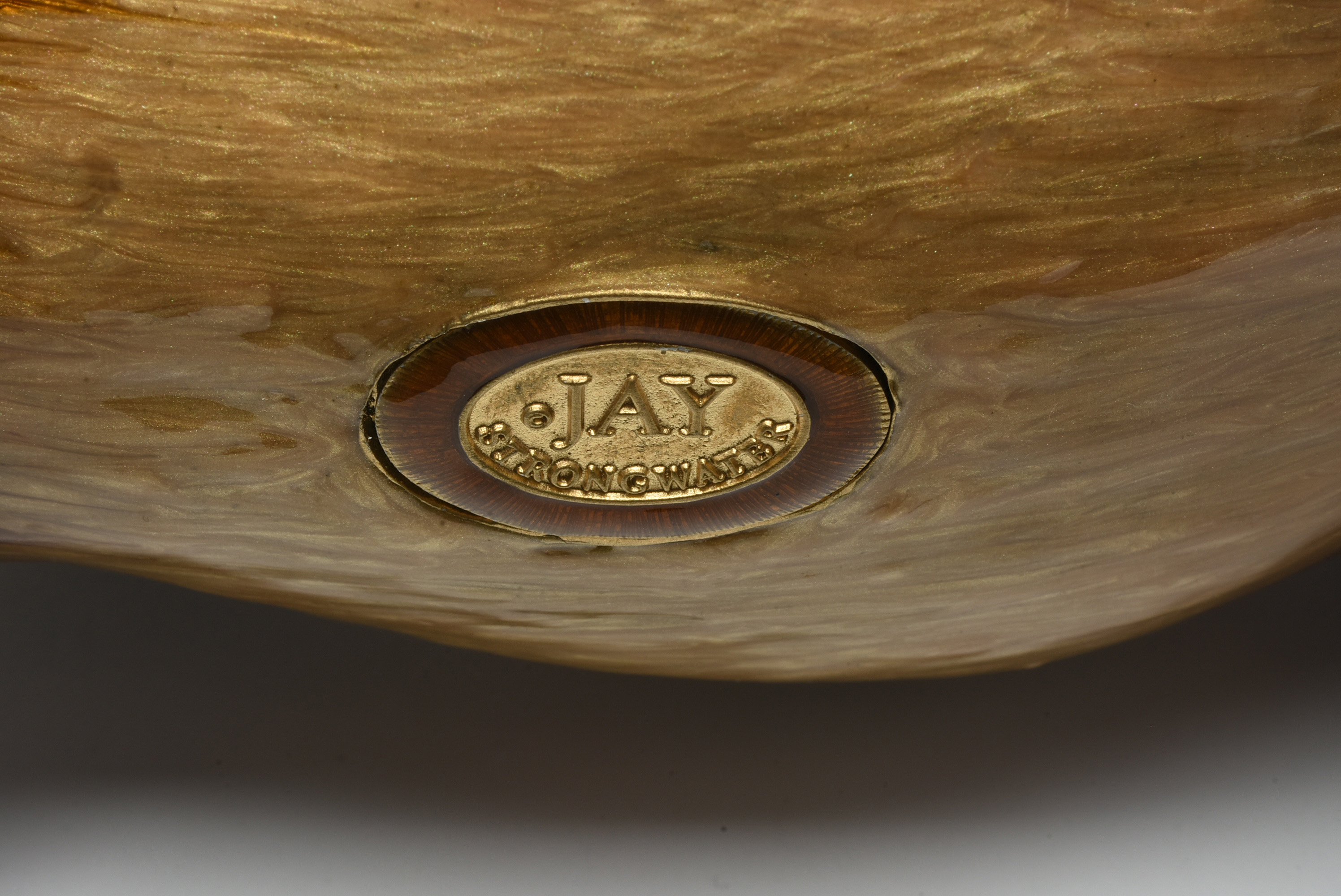 Jay Strongwater "Kuhaylah" Enameled Metal Horse Figurine with Marble Base