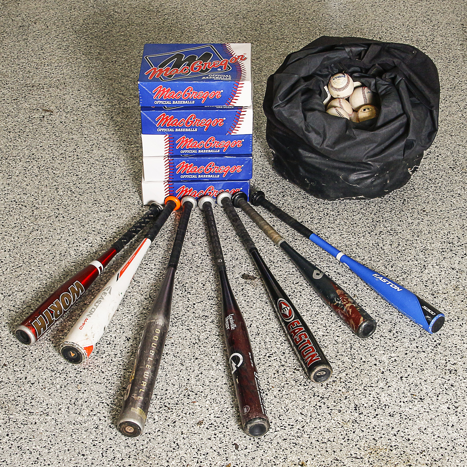 Baseball Bats and MacGregor Baseballs