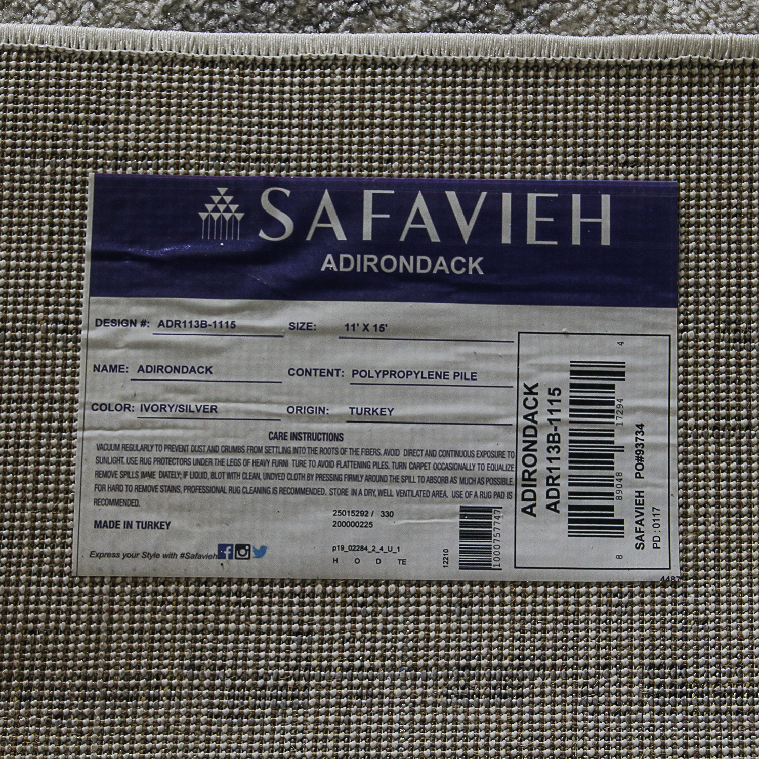 Power-Loomed Safavieh Turkish "Adirondack" Area Rug