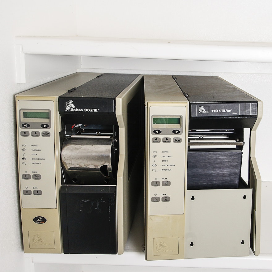 Zebra 96XiIII and 110 XiIII Plus Thermal Label Printers