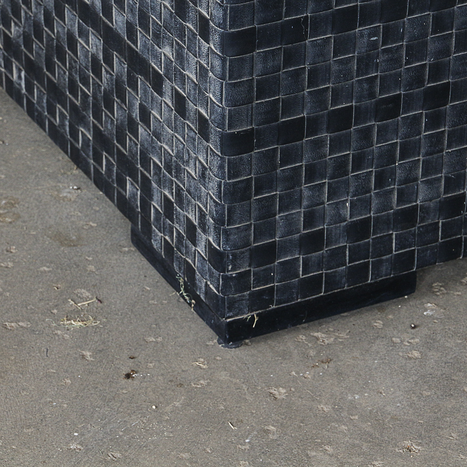 Armless Patio Chairs with Coffee Table