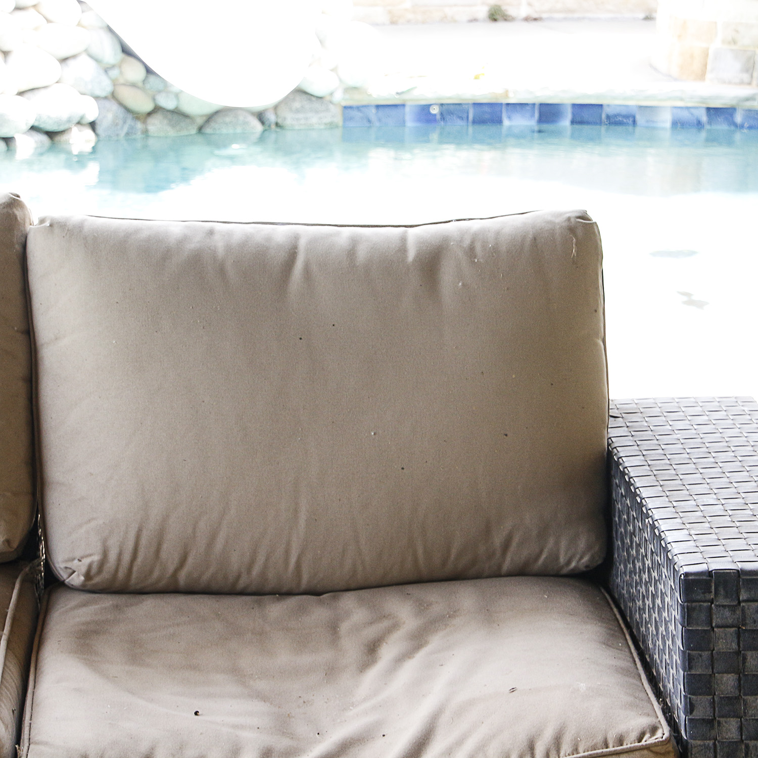 Modular Woven Frame Patio Sofa