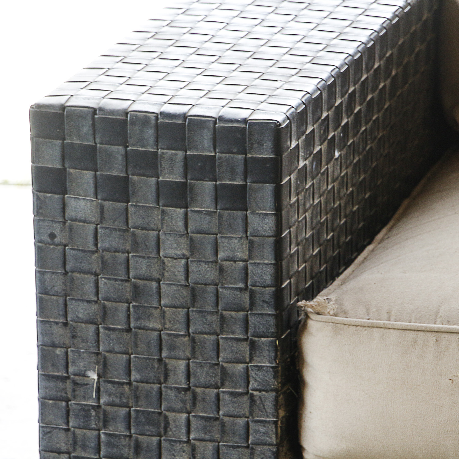 Modular Woven Frame Patio Sofa