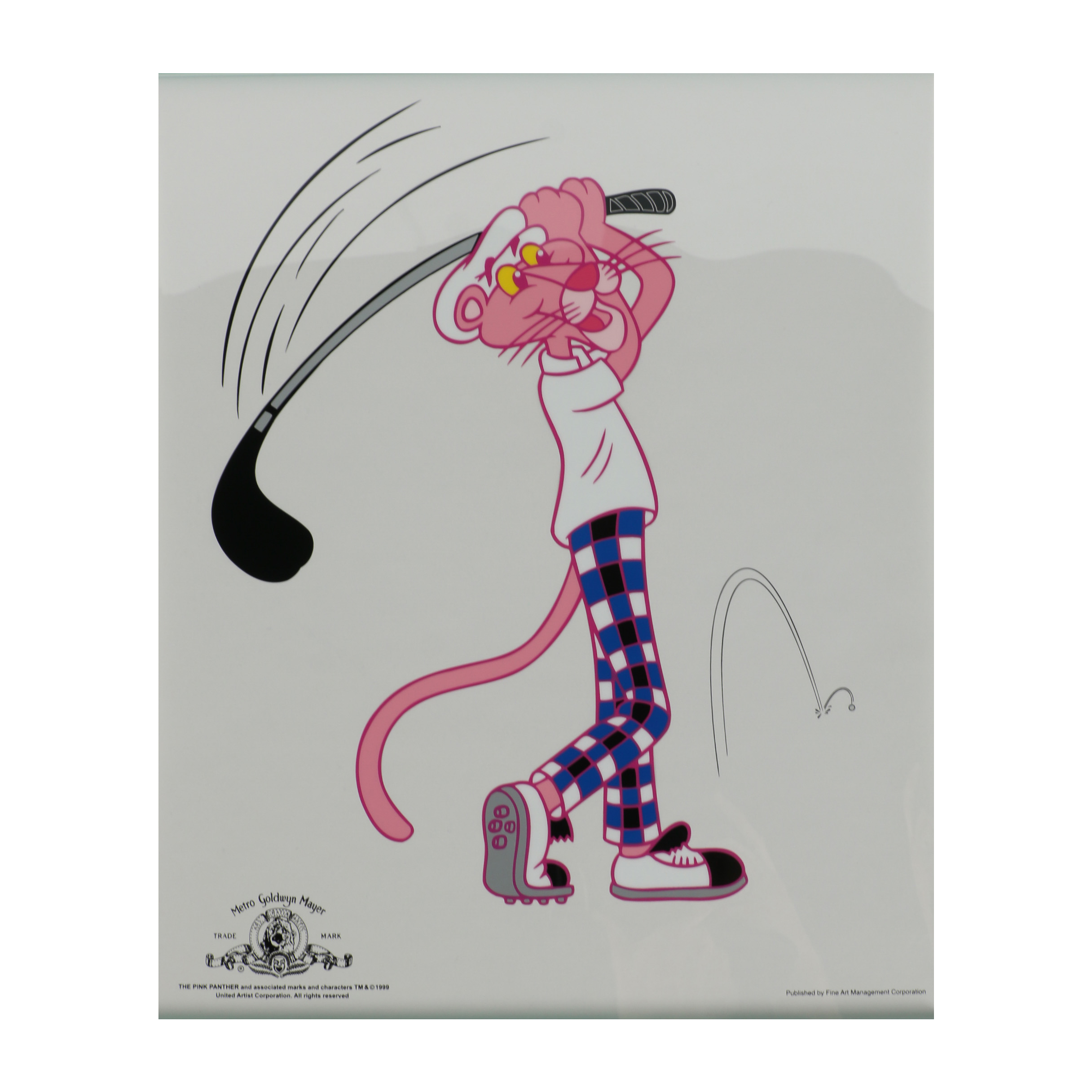 MGM Animation Cel Featuring the Pink Panther