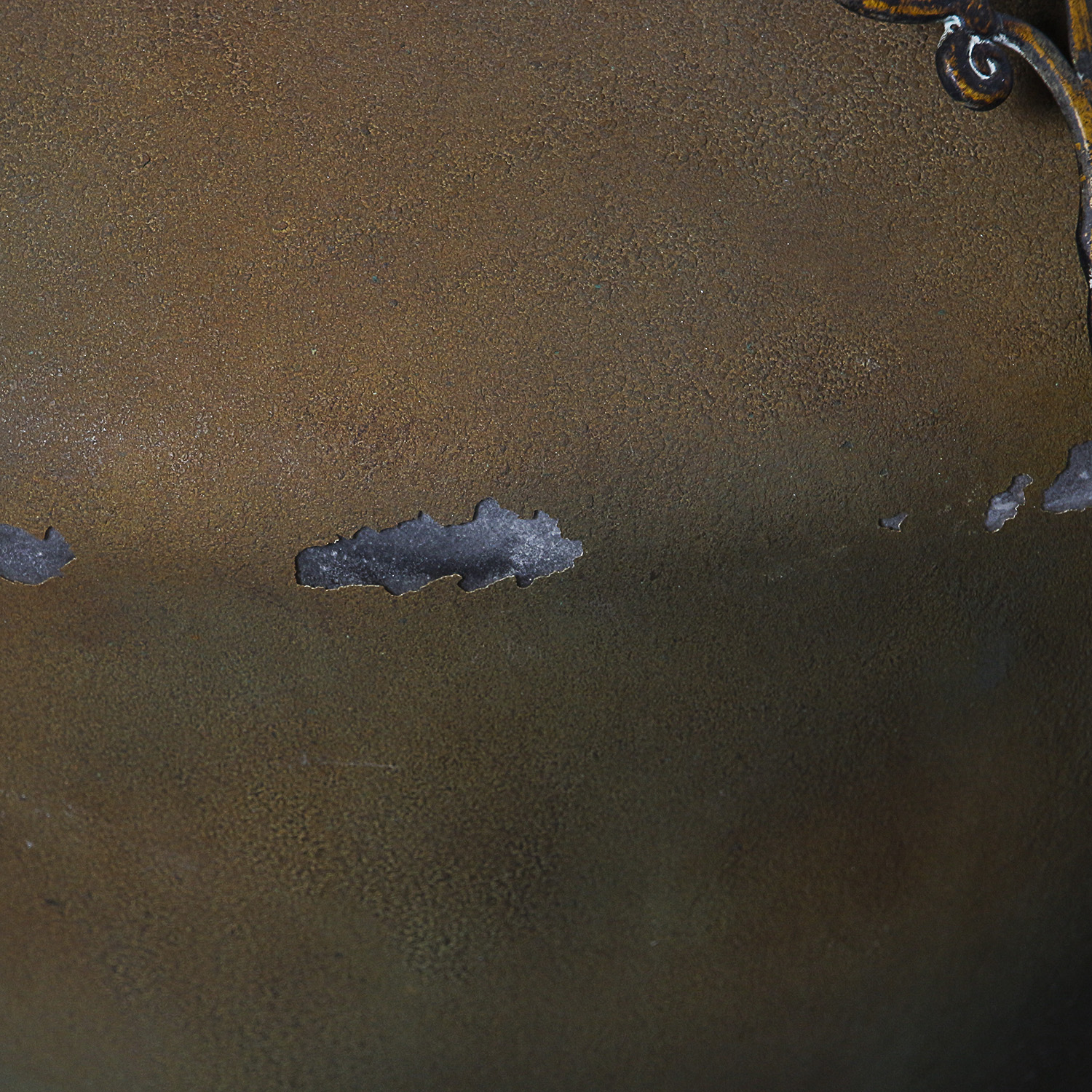 Large Metal Decorative Vases on Stands