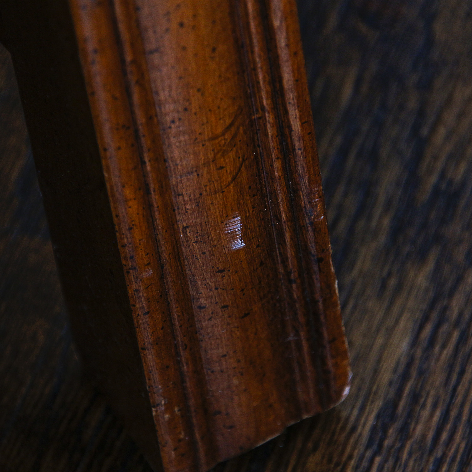 Chippendale Style Custom Upholstered Wingback Armchair and Ottoman by J & D