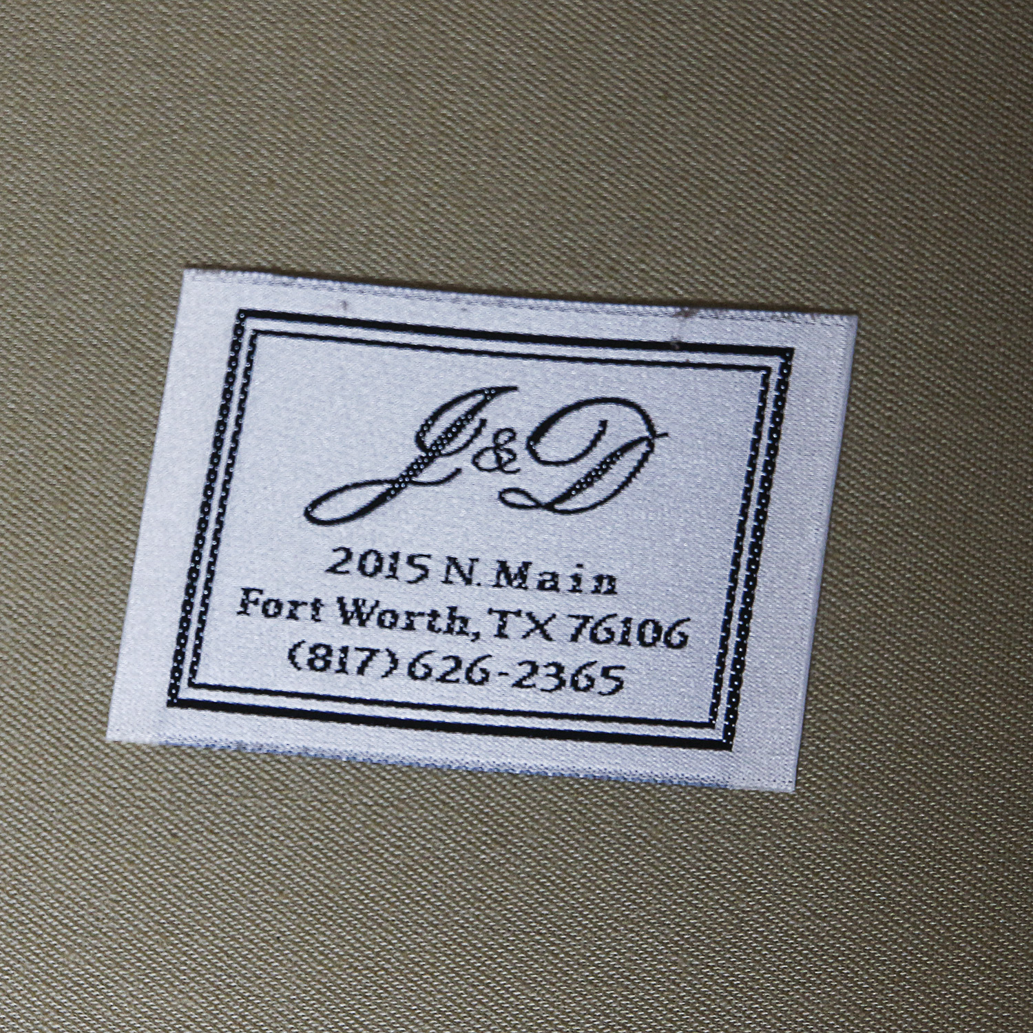 Chippendale Style Custom Upholstered Wingback Armchair and Ottoman by J & D